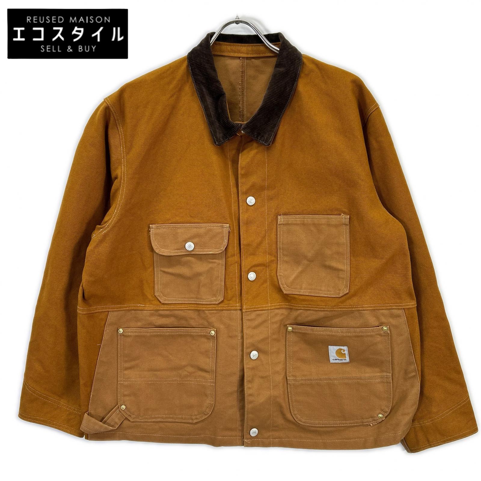 carhartt カーハート THRIFTY LOOK ｽﾘﾌﾃｨﾙｯｸ TL25S06300 ﾘﾒｲｸｶﾊﾞｰｵｰﾙｼﾞｬｹｯﾄ ジャケット M ベージュ メンズ 【中古】