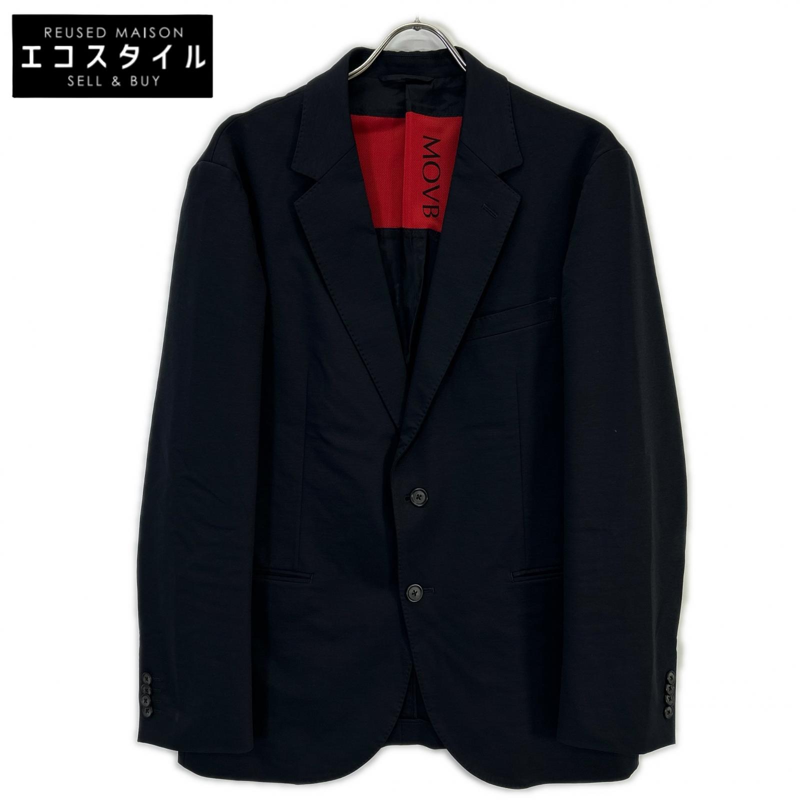 MOVB モーヴ JK-013PR コスモネイビー Duplex Cotton Jerseyシングル2Bノッチドトラベルジャケット 上衣   50 米国海軍 メンズ 【中古】