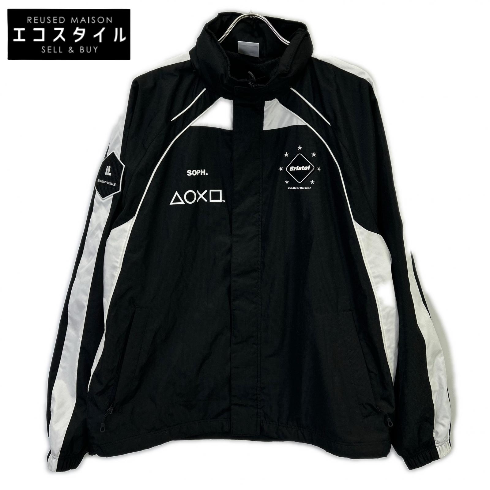 F.C.Real Bristol エフシーリアルブリストル 242000 PlayStation Warm Up Jacket ジャケット M ブラック メンズ 【中古】|ブランドリユース エコスタイル