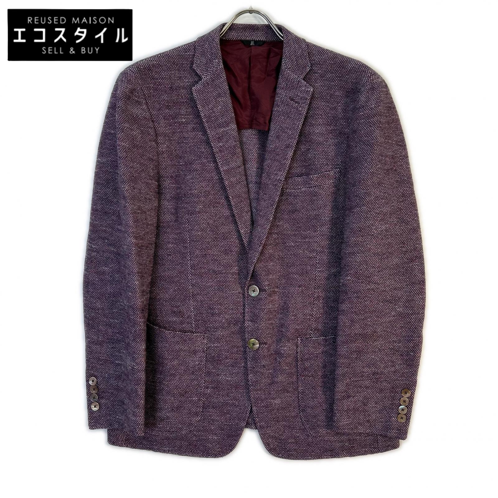 LANVIN COLLECTION ランバンコレクション ボルドーワイン 羊毛×絹地×リネン 上衣 上衣   48 ボルドーワイン メンズ 【中古】