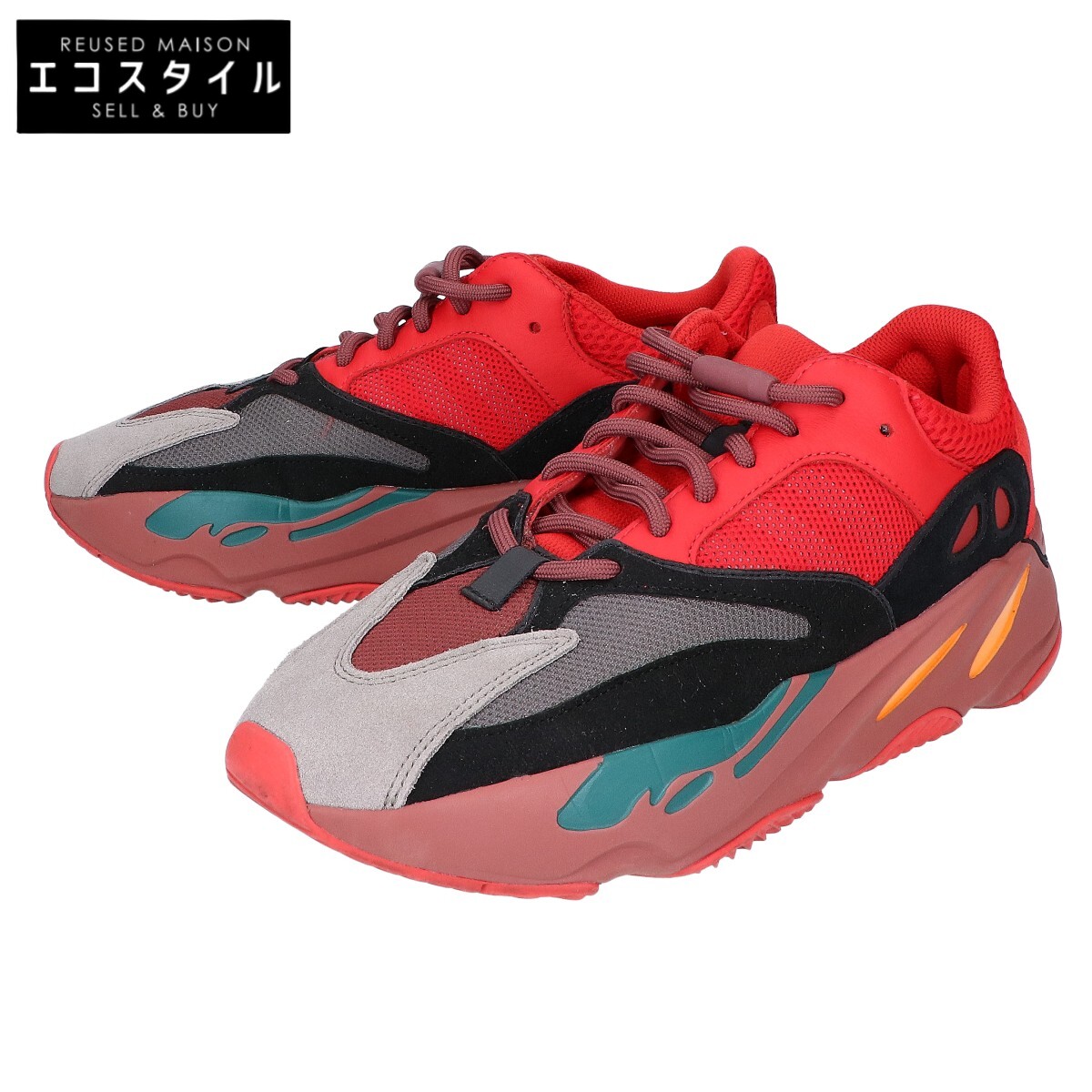 adidas アディダス 【美品】HQ6979 YEEZY BOOST 700 イージーブースト700 スニーカー シューズ 27.5 赤いこと メンズ 【中古】