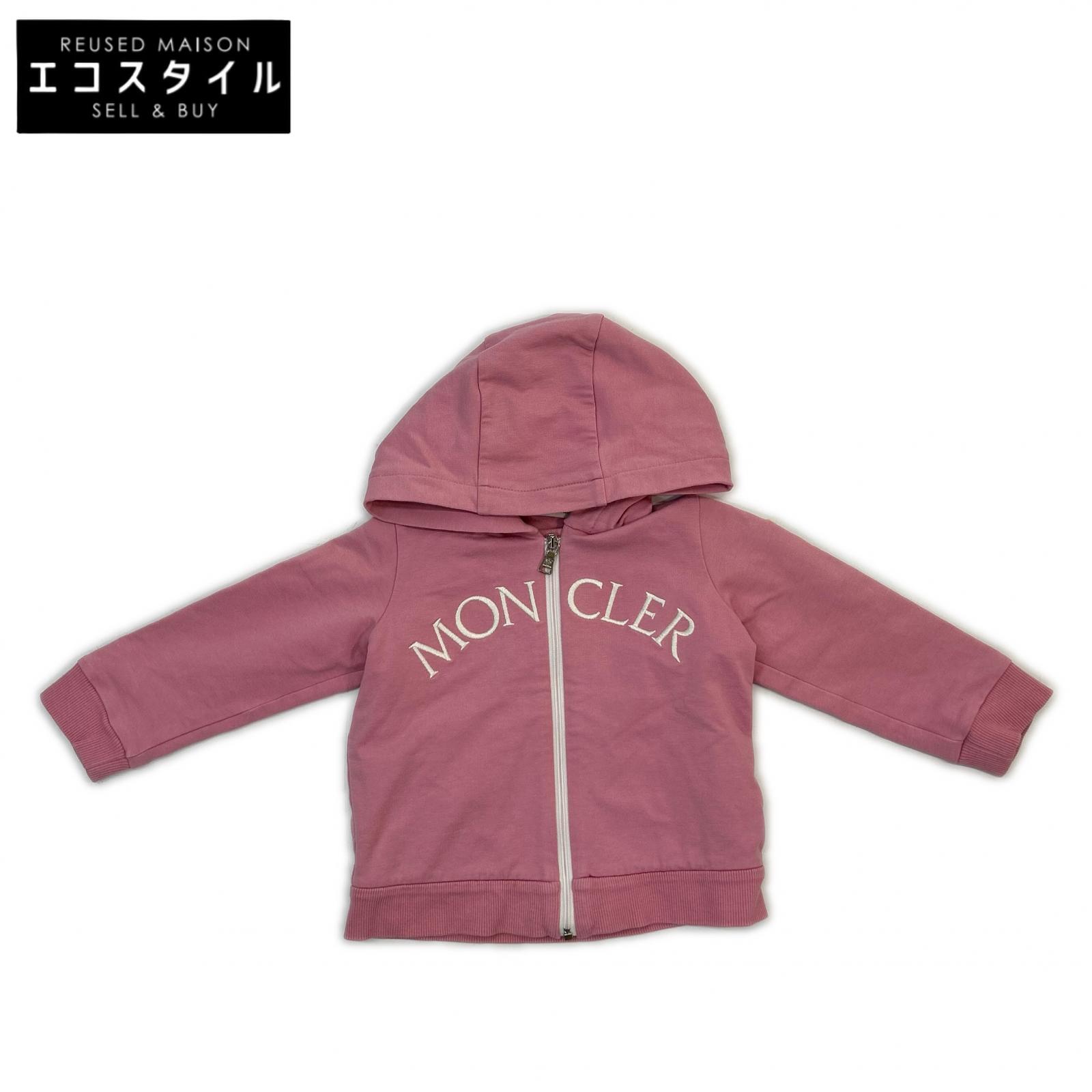 MONCLER モンク軌跡 22年 さくら色 SWEATSHIRT トレイナー トップス   12/18 さくら色 キッズ 【中古】