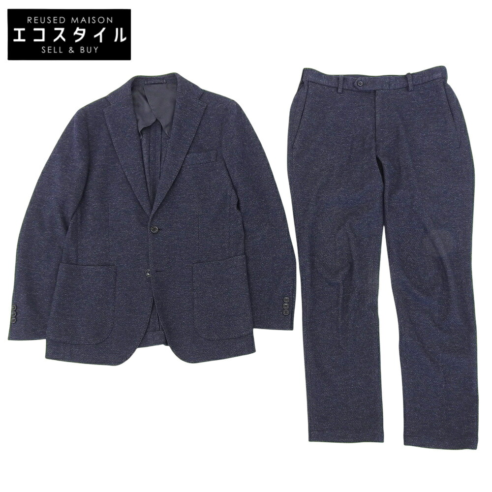 BARNEYS NEWYORK バーニーズニューヨーク 2B サイドベンツジャケット・パンツ セットアップ 背広 メンズ 米国海軍 46 背広 セットアップ 46 米国海軍 メンズ 【中古】 メンズファッション-スーツ・セットアップ-スーツ