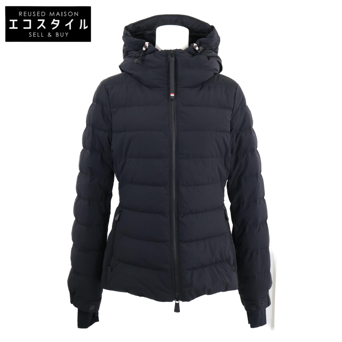 MONCLER GRENOBLE モンク線路  グルノーブル CHESSEL GIUBBOTTO フーディダウンジャケット 1 米国海軍 レディース 【中古】