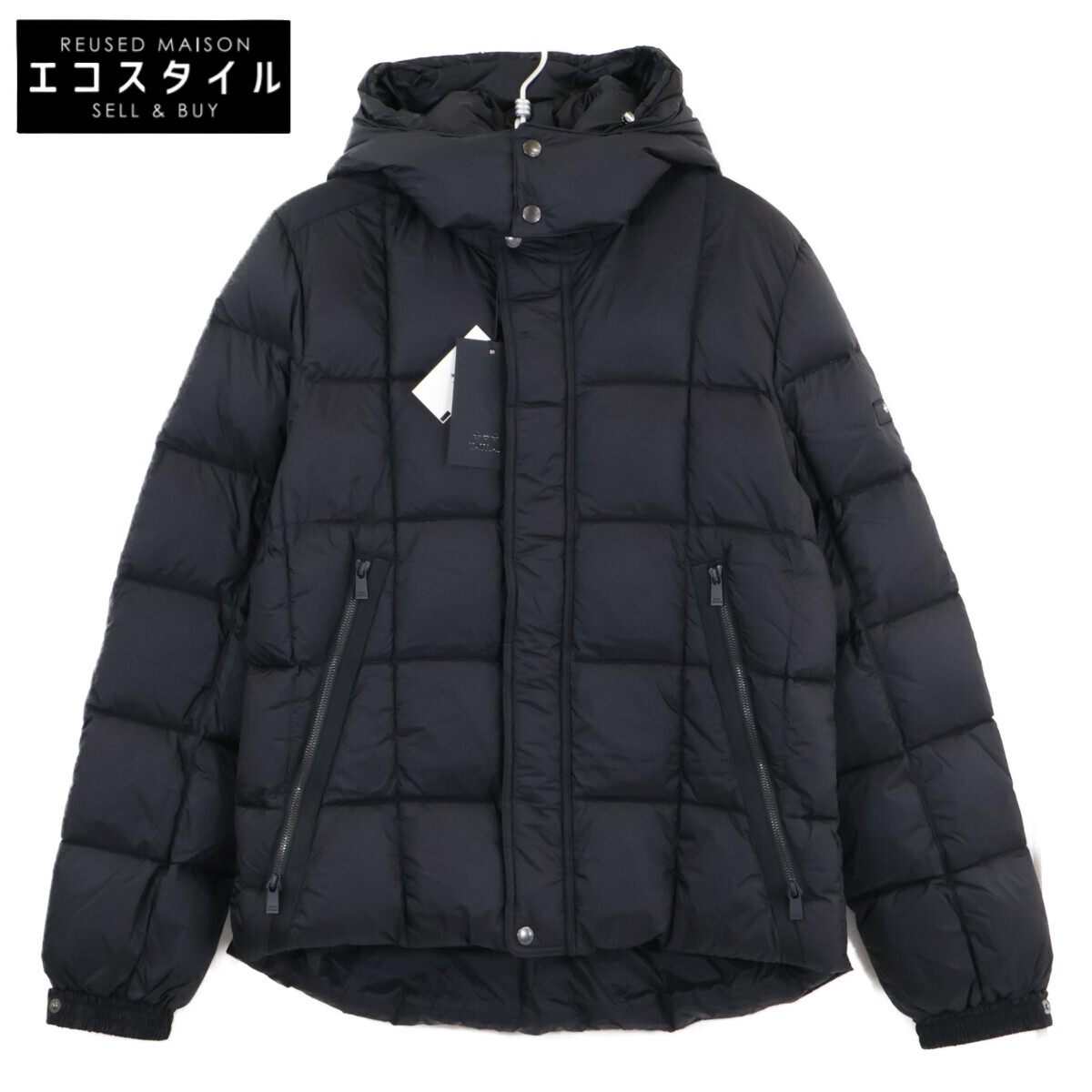 TATRAS タトラス 【美品/国内置き目】MTAT23A4566-D BOESIO ボエシオ ボンネット付落ちこむ上衣 上衣 04 黒いこと メンズ 【中古】