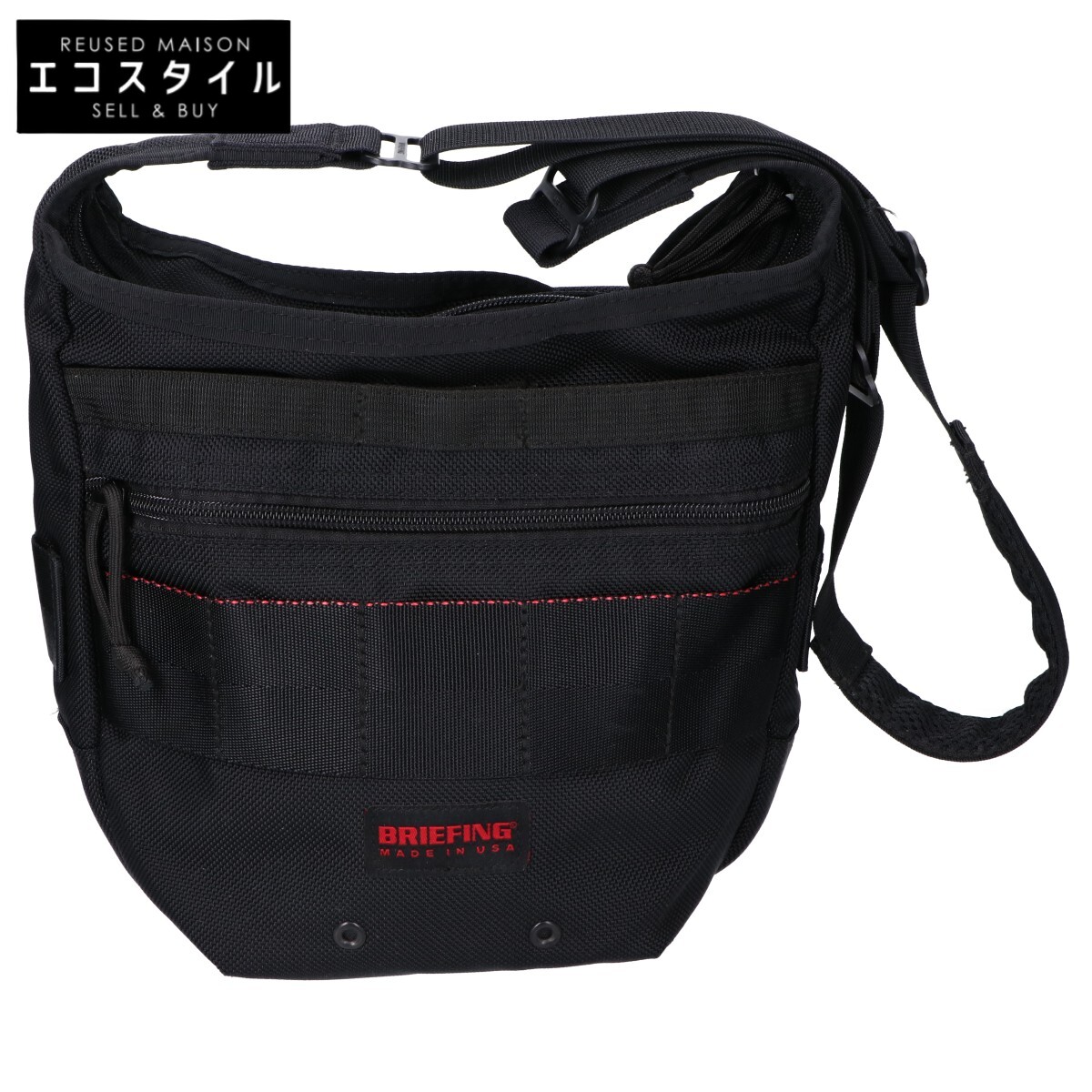 BRIEFING ブリーフィング BRF105219 DAY TRIPPER (S大きさ) ショルダーバッグ 黒いこと メンズ 【中古】