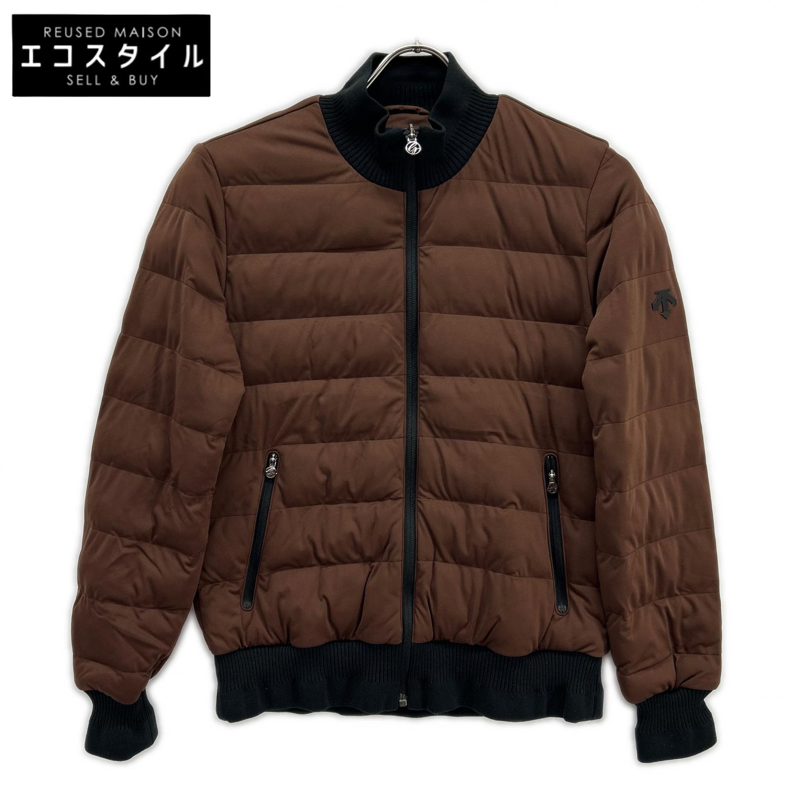 DESCENTE デサント DG4FJK02L 赤銅色 中綿フルジップジャケット 上衣   L 赤銅色 レディース 【中古】
