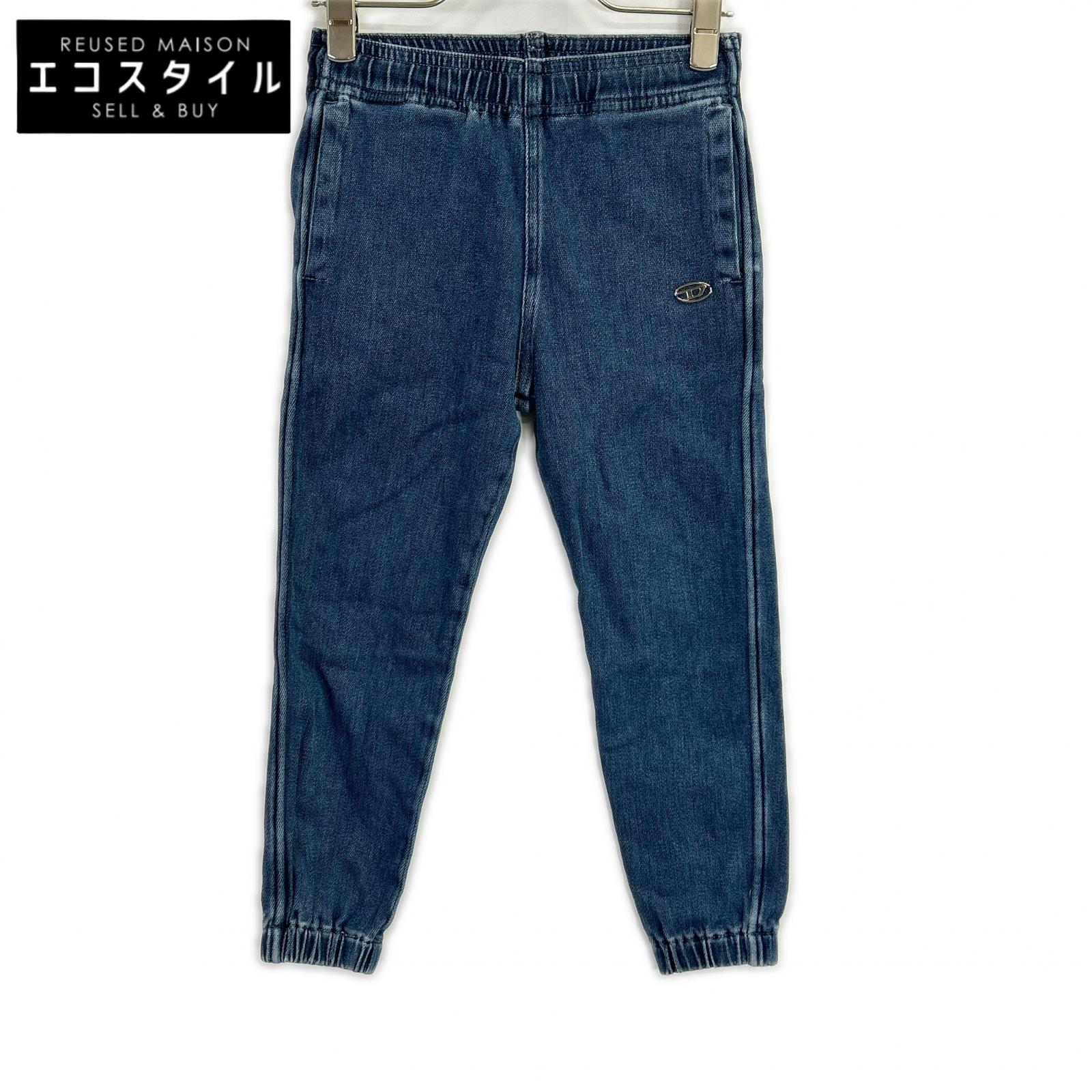 DIESEL ディーゼル PLAB-NE JJJ ジーンズ ズボン下 ボトムス   6Y 青碧 キッズ 【中古】