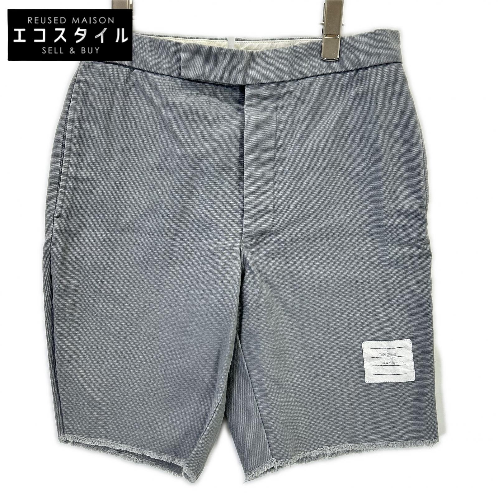 THOM BROWNE トム赤銅色 01101F0003 薄墨色 綿織物 さる股引き ボトムス   0 薄墨色 メンズ 【中古】