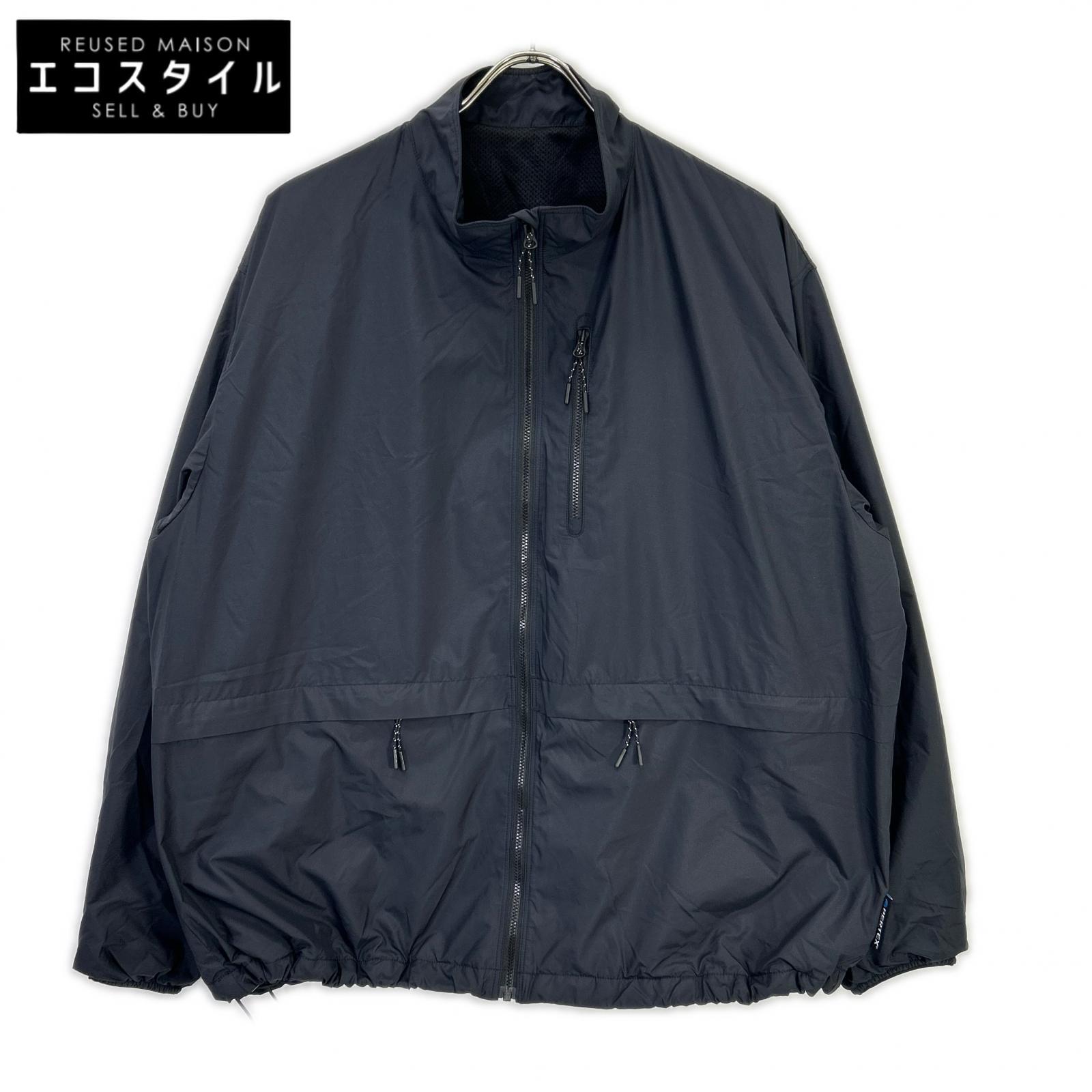 SHIPS シップス any 黒いこと ナイロン〈軽さ・撥水・防風〉PERTEX(R) 貨物自動車上衣 上衣   M 黒いこと メンズ 【中古】