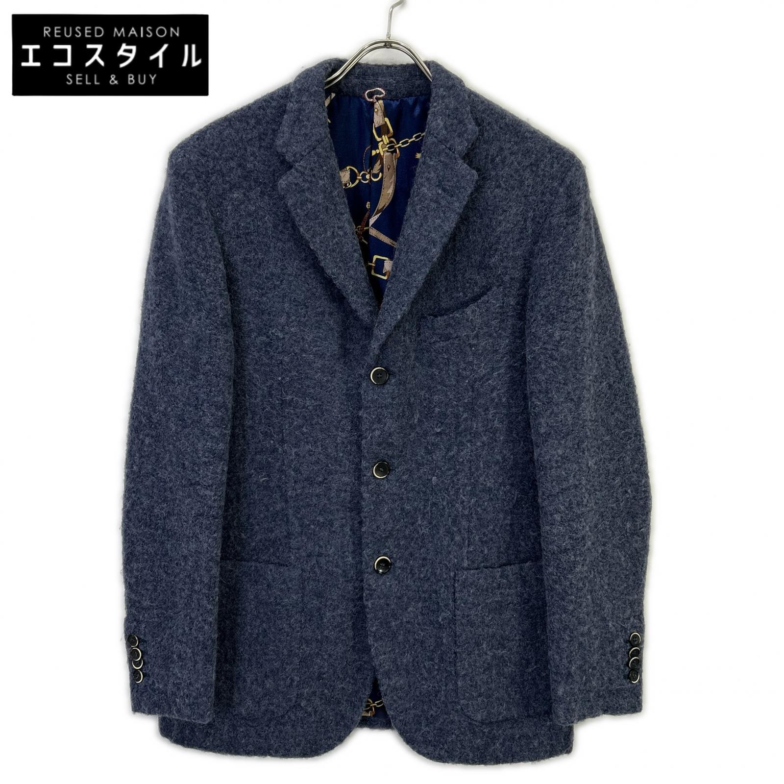 Maker’s Shirt 鎌倉 メーカーズシャツ鎌倉 GL260MF 青碧 裏地総柄 上衣 上衣   48 青碧 メンズ 【中古】