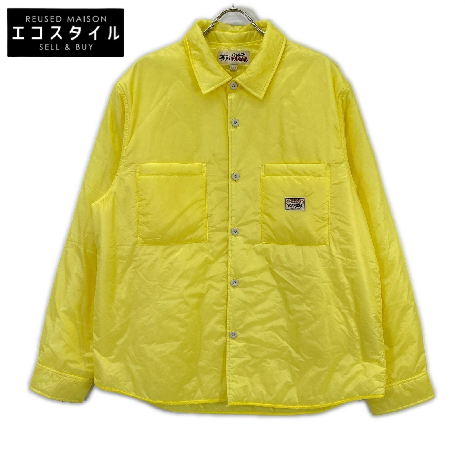 stussy ステューシー 24SS/Fatigue Overshirt Nylon 上衣   L 黄色 メンズ 【中古】