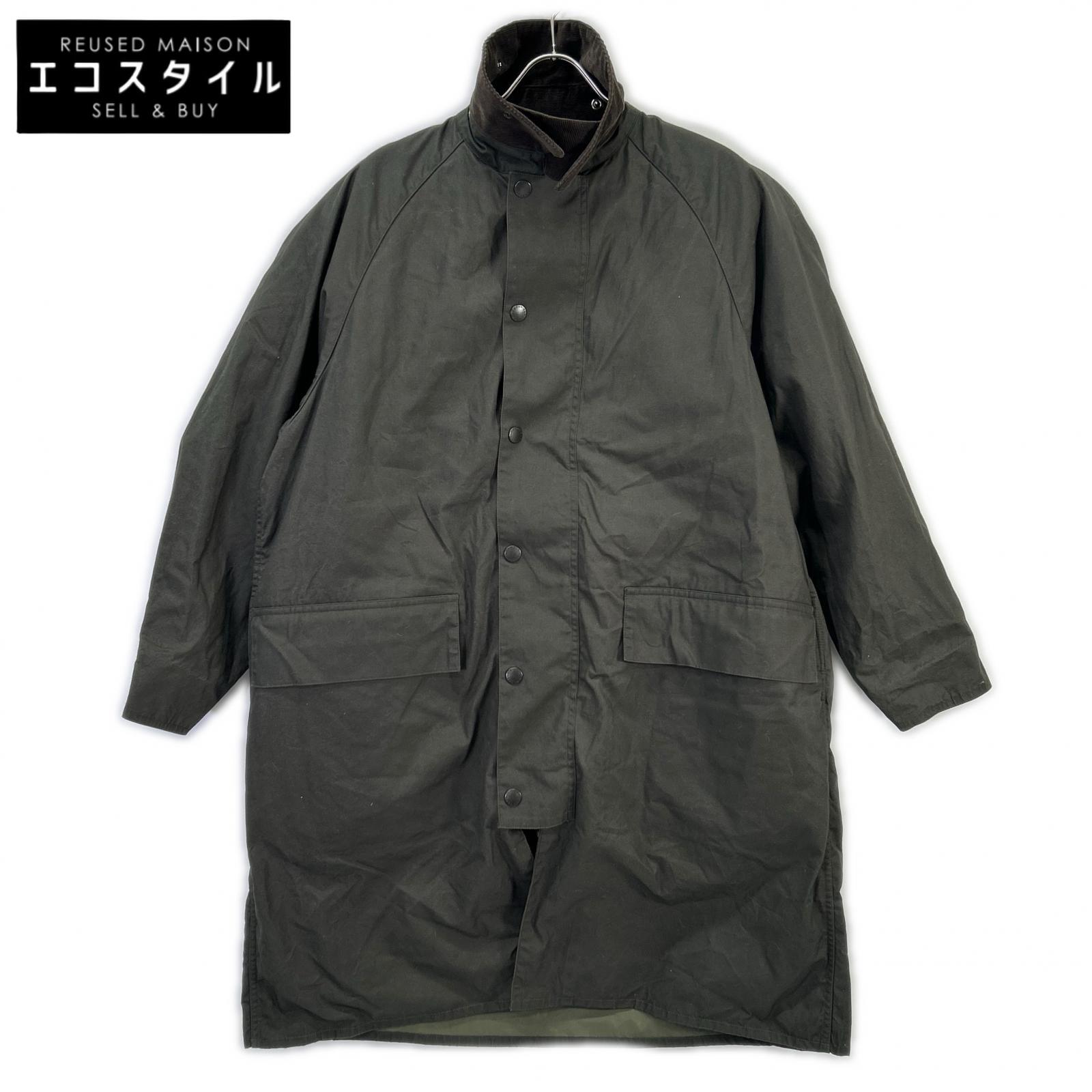 Barbour バブアー 【×YOKE×JOURNAL STANDARD】232MCAS112 オリーブ緑であること リヴァーシブル 6WAY INSIDEOUT BURGLEY 上衣   2 緑であること メンズ 【中古】