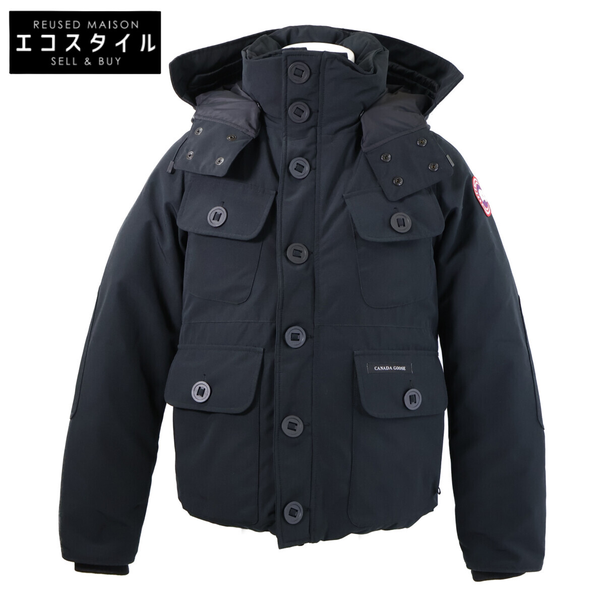 CANADA GOOSE カナダグース 【国内定め事（株）カナダグースジャパン】2301MJ Russel Parka ラッセルパーカ 落ちこむ上衣 上衣 S/P 黒いこと メンズ 【中古】