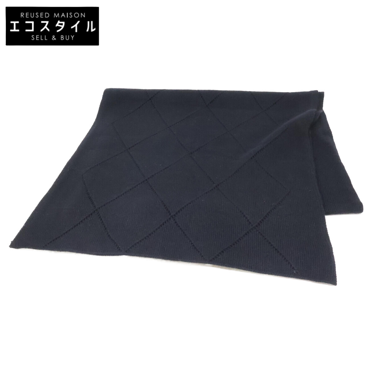 CHANEL シャネル 【美品】ココマーク カシミール 消音装置   黒いこと レディース 【中古】