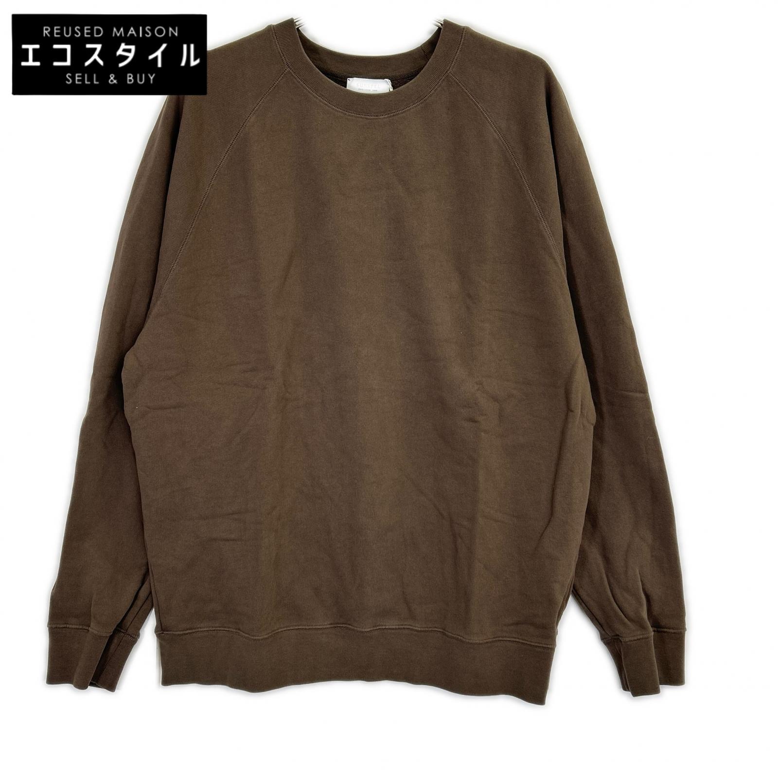 SUNSPEL サンスペル 【ロンハーマン別注】RHMSWE1602 赤銅色 Raglan Sweatshirt ラグラン捩り スウェットプルオーバー トップス   M 赤銅色 メンズ 【中古】