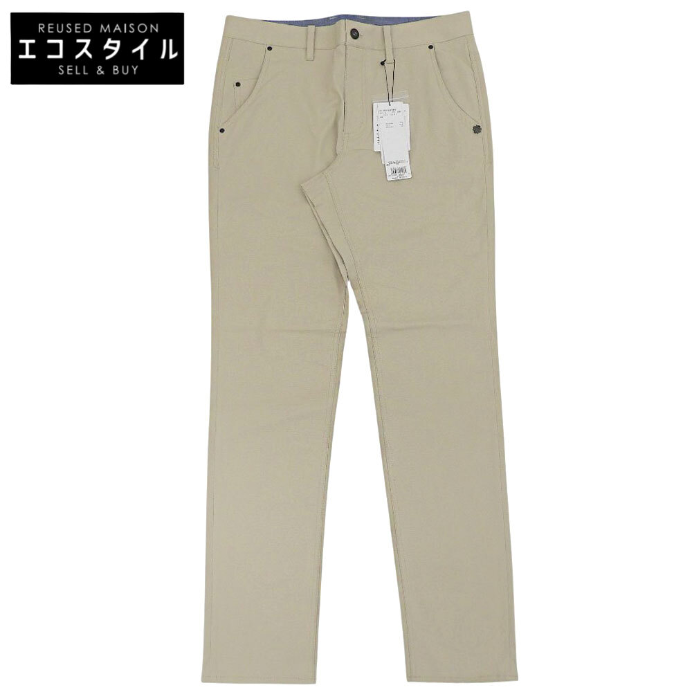 PEARLYGATES パーリーゲイツ 新品負けず劣らず St.Andrewsゴルフ ロングズボン下 ボトムス メンズ ベージュ L 042-0231851 ボトムス   L ベージュ メンズ 【中古】
