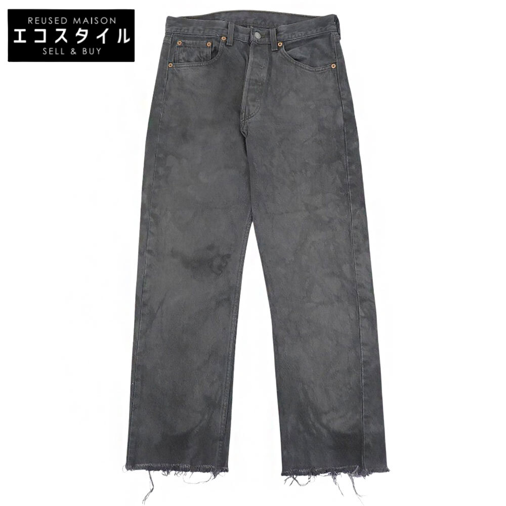 LEVI‘S リーヴァイズジーンズ USA製 96年製 名取り草裏522 色合いジーンズズボン下 ボトムス メンズ 薄墨色系 W31 L32 501-0613 ボトムス W31 L32 薄墨色系 メンズ 【中古】 メンズファッション-ズボン・パンツ