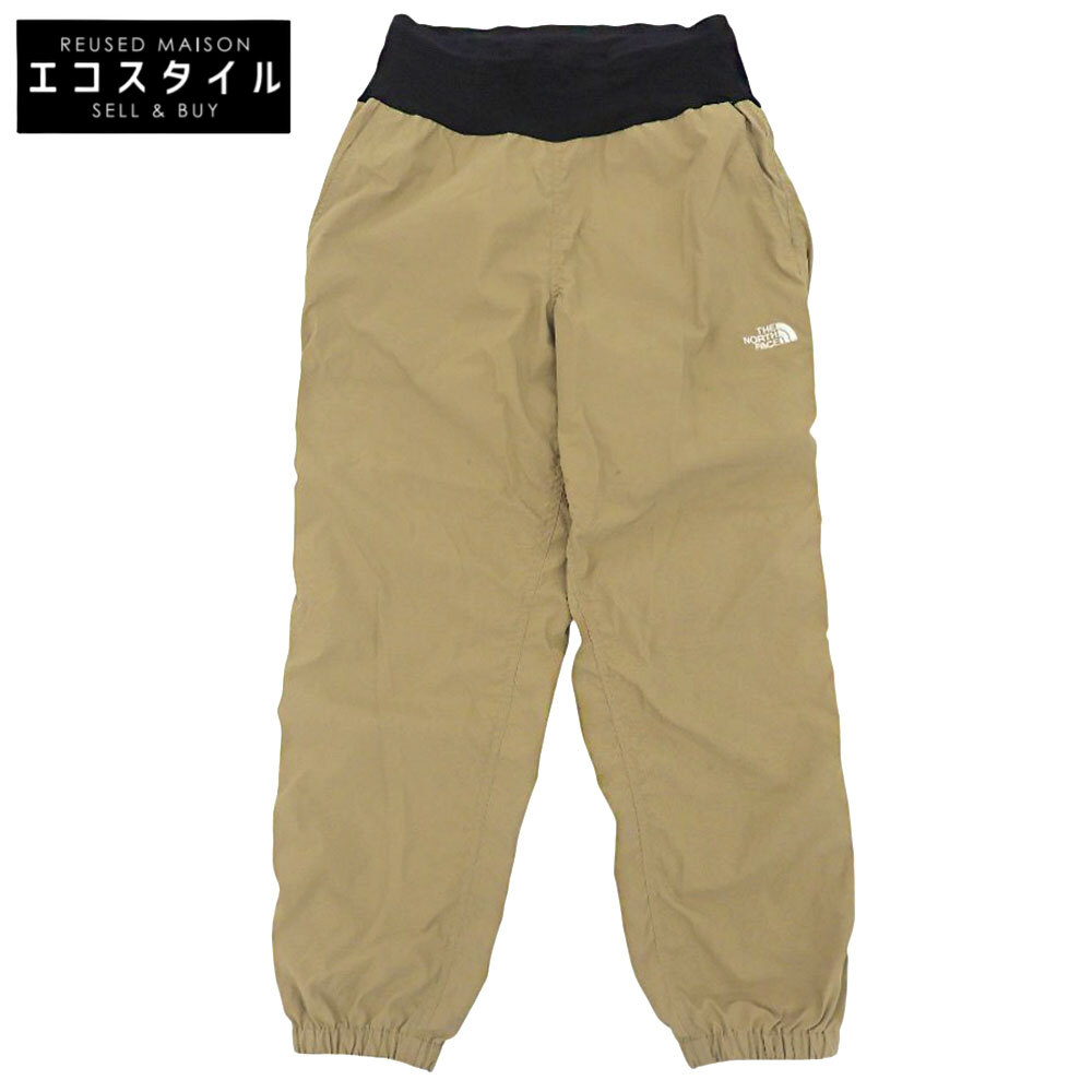 THE NORTH FACE 北の方人間の顔 Free Run Long Pant フリーランロングパンツ ボトムス メンズ ベージュ M NB62292 ボトムス   M ベージュ メンズ 【中古】