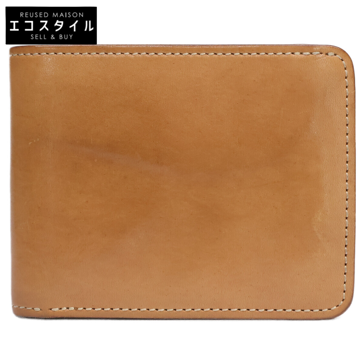 WILDSWANS ワイルドスワンズ CSS-GROUNDER/匍球 フルグレインブライドル 二つ折り銭入れ 二つ折り銭入れ（御釣り入れあり）   自然的  メンズ 【中古】