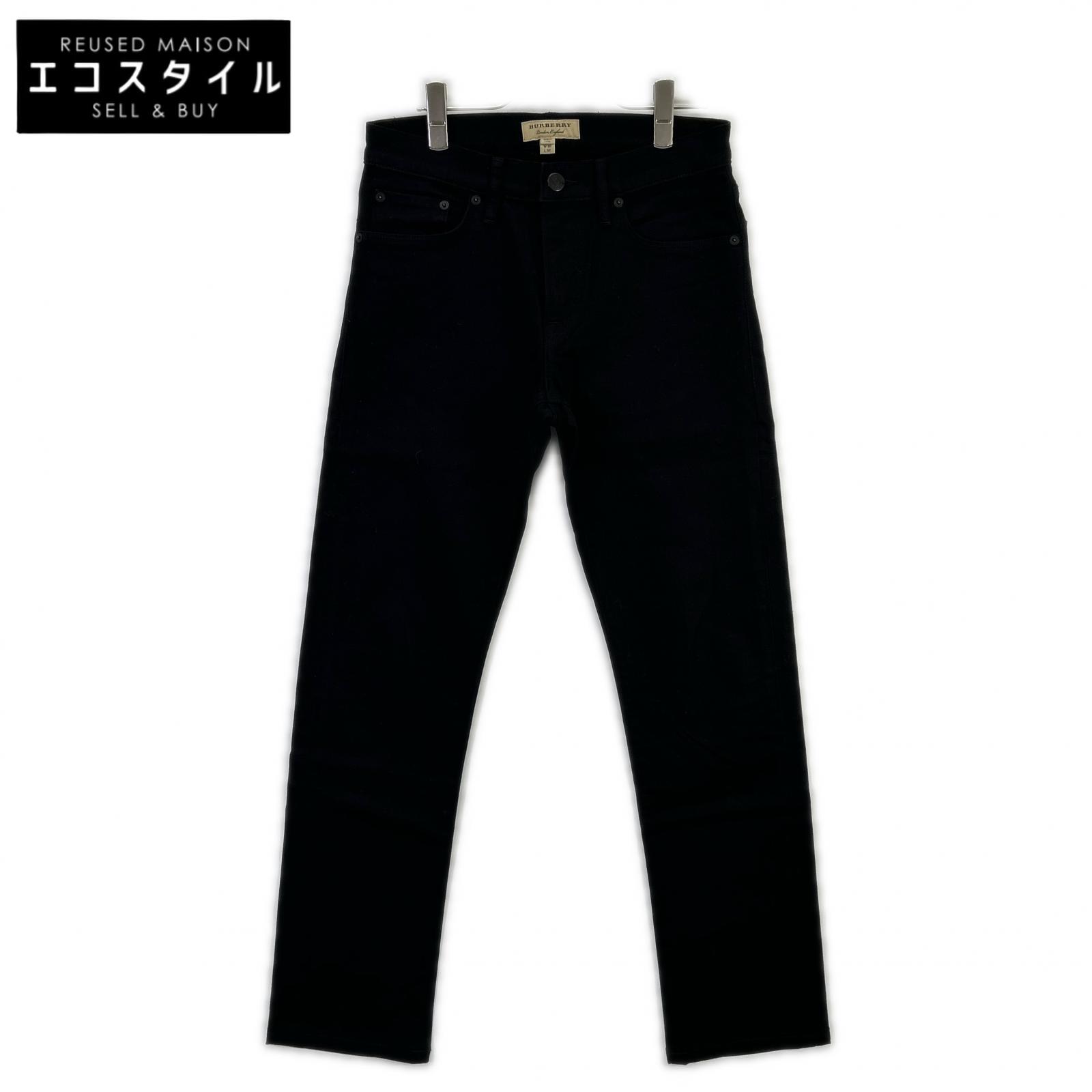 BURBERRY バーバリー 4003464 引っ切り無い 黒いことジーンズ ボトムス   30 黒いこと メンズ 【中古】