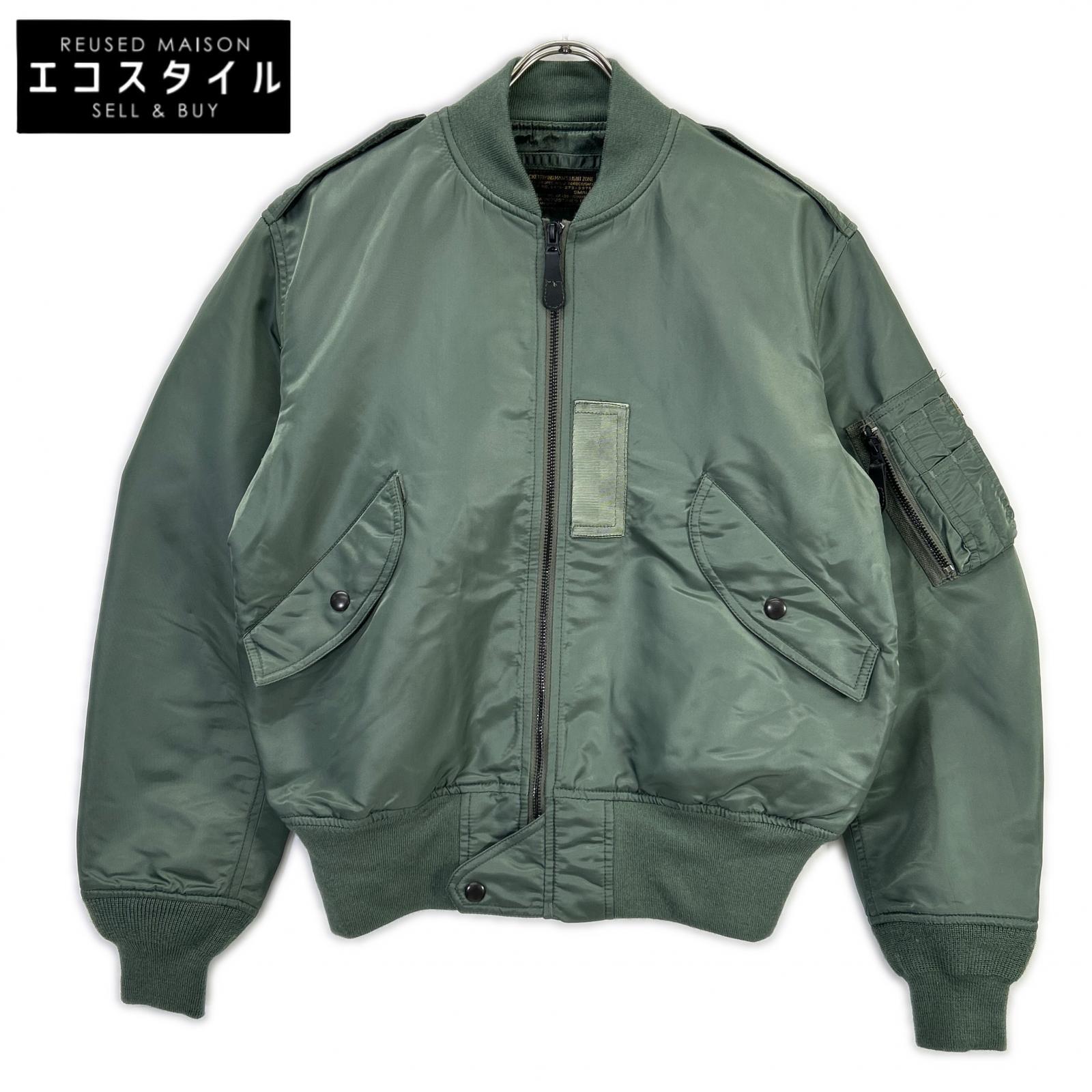 ALPHA INDUSTRIES アルファインダストリーズ TA0496-9059 VINTAGE US.SPEC L-2B 飛翔上衣 上衣   S 緑であること メンズ 【中古】