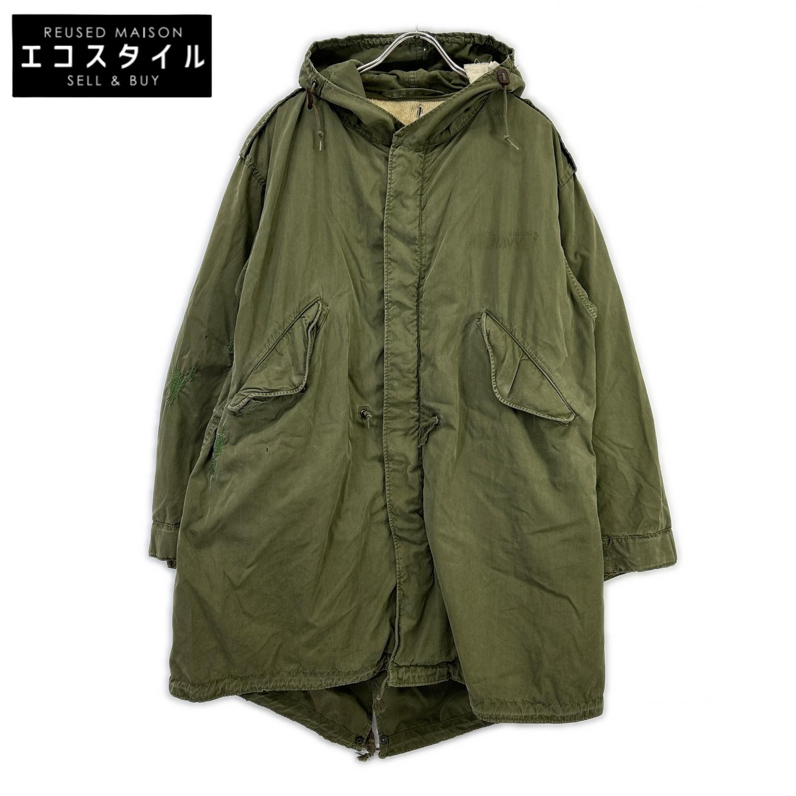 U.S.ARMY ユーエスアーミー 50S M-51 モッズコート ラインドライブ付き添い人 厚地の外套   カーキ メンズ 【中古】