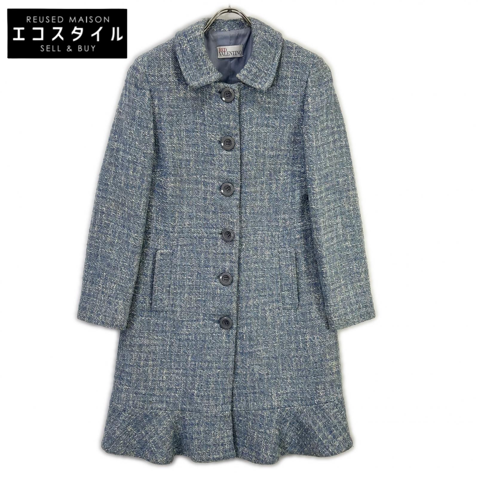 RED VALENTINO レッドヴァレンチノ CR337425 青碧 ツィード上衣 上衣   40 青碧 レディース 【中古】