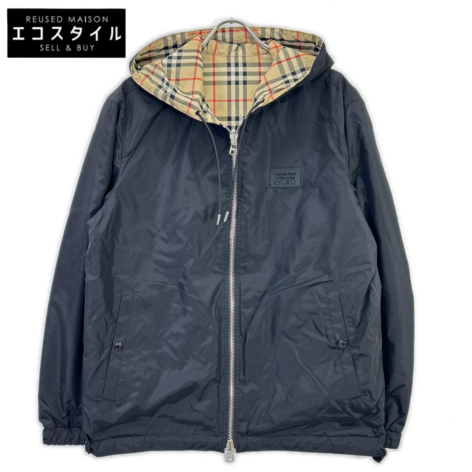 BURBERRY バーバリー 8027097 ヴィンテージノヴァチェック リヴァーシブル 上衣 上衣   黒いこと メンズ 【中古】