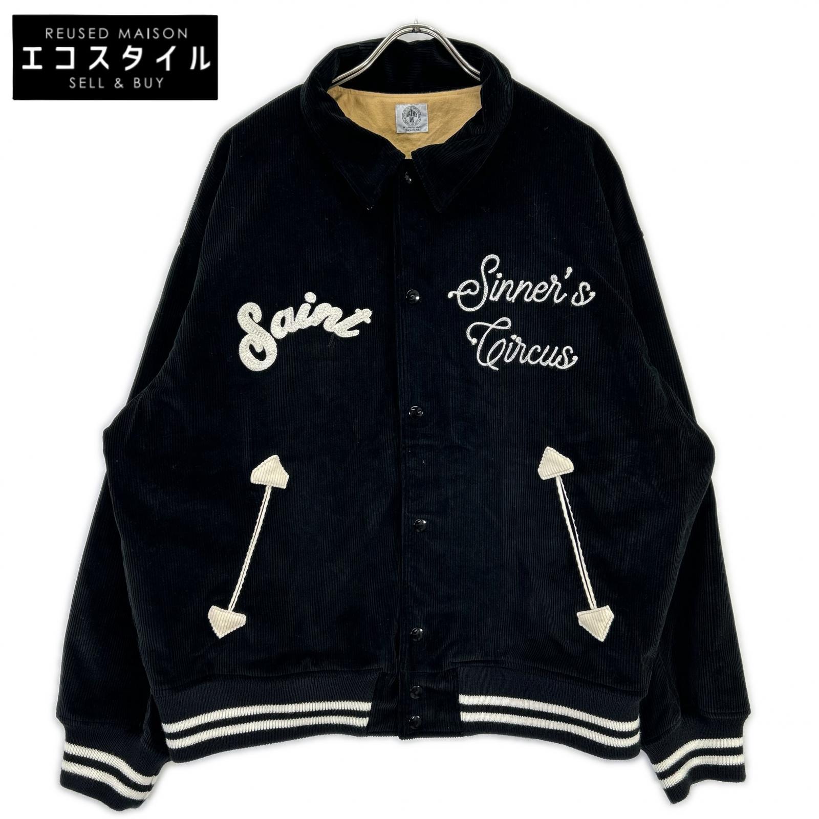 SAINT MICHAEL 仙マイケル SM-A21-0000ー041 黒いこと コール天上衣 上衣   黒いこと メンズ 【中古】