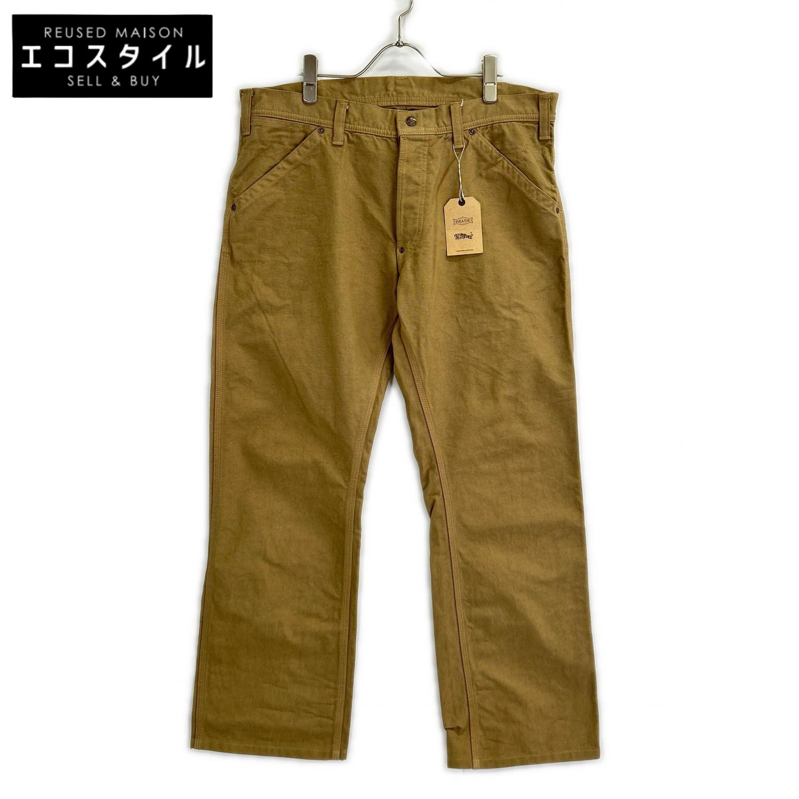 HEALTH 健全さ 012PTS_BP カーキ DUCKPANTS ジーンズズボン下 ボトムス   34 カーキ メンズ 【中古】