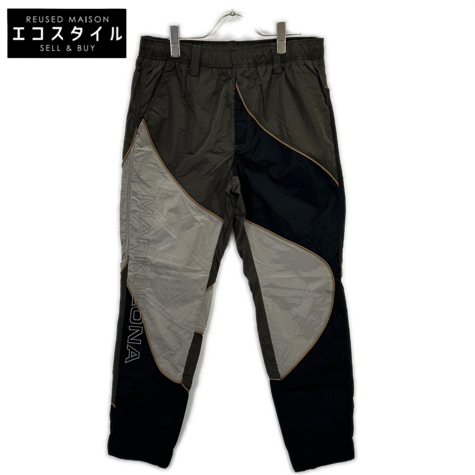 MARK\u0026LONA マークアンドロナ MFM-6A-AT02 Streamer Crinkle Nylon Jogger ボトムス   46 赤銅色 メンズ 【中古】