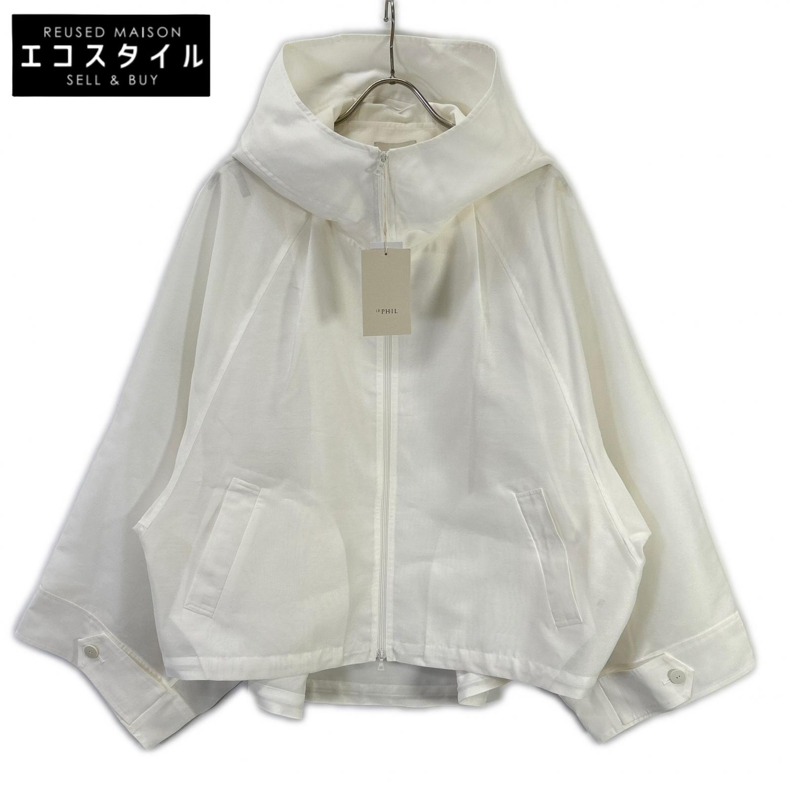 LE PHIL ル フィル 534-5150301 25SS 白いこと FLUFFY FLUFFY 上衣 ジップアップ ボンネット 上衣   F 白いこと レディース 【中古】