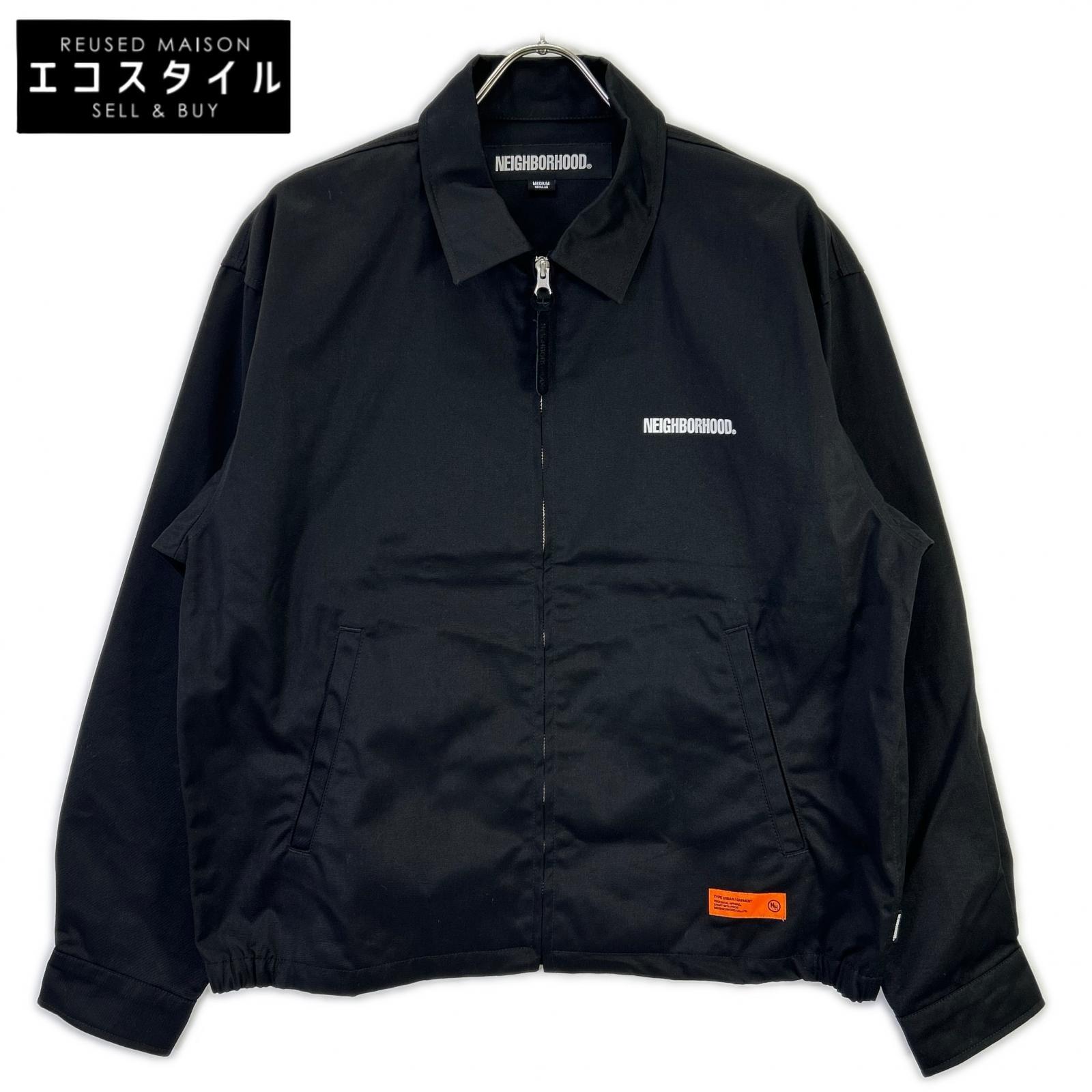 NEIGHBORHOOD ネイバーフッド 242TSNH-JKM03 24AW ブラック ZIP WORK JACKET ジップワークジャケット ジャケット M ブラック メンズ 【中古】｜ブランドリユース エコスタイル 41,140円