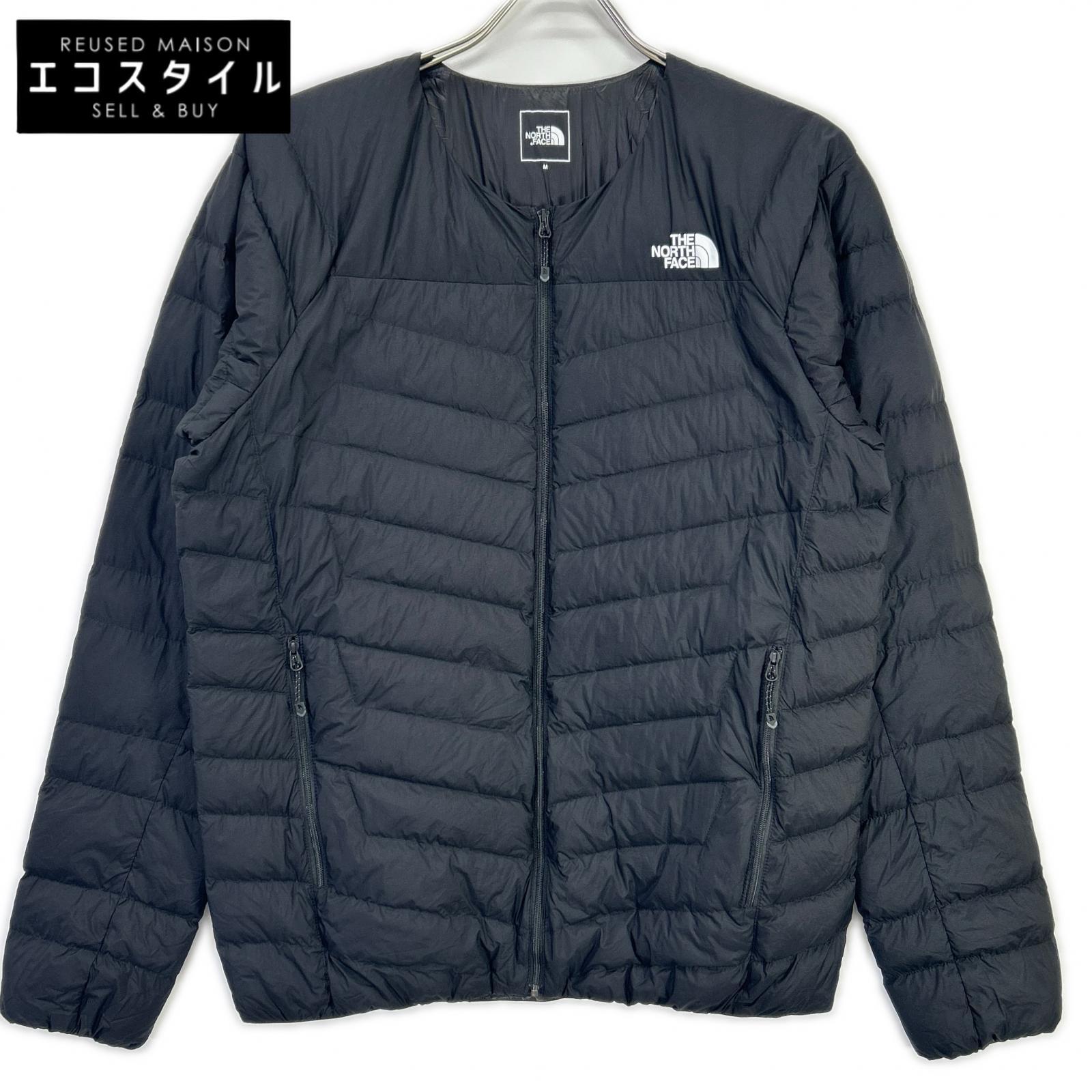 THE NORTH FACE 北の方人間の顔 NY82313 黒いこと Thunder Roundneck サンダーラウンドネックダウンジャケット 上衣   M 黒いこと メンズ 【中古】
