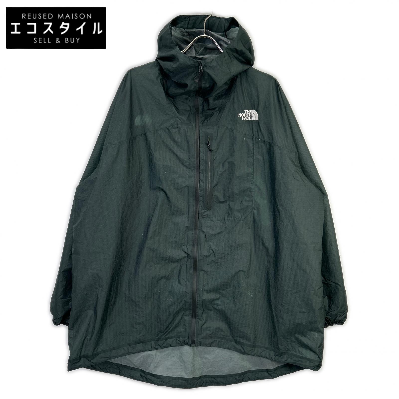 THE NORTH FACE 北の方人間の顔 NP12211 緑であること Tapt Poncho タプトポンチョ 上衣   L 緑であること メンズ 【中古】