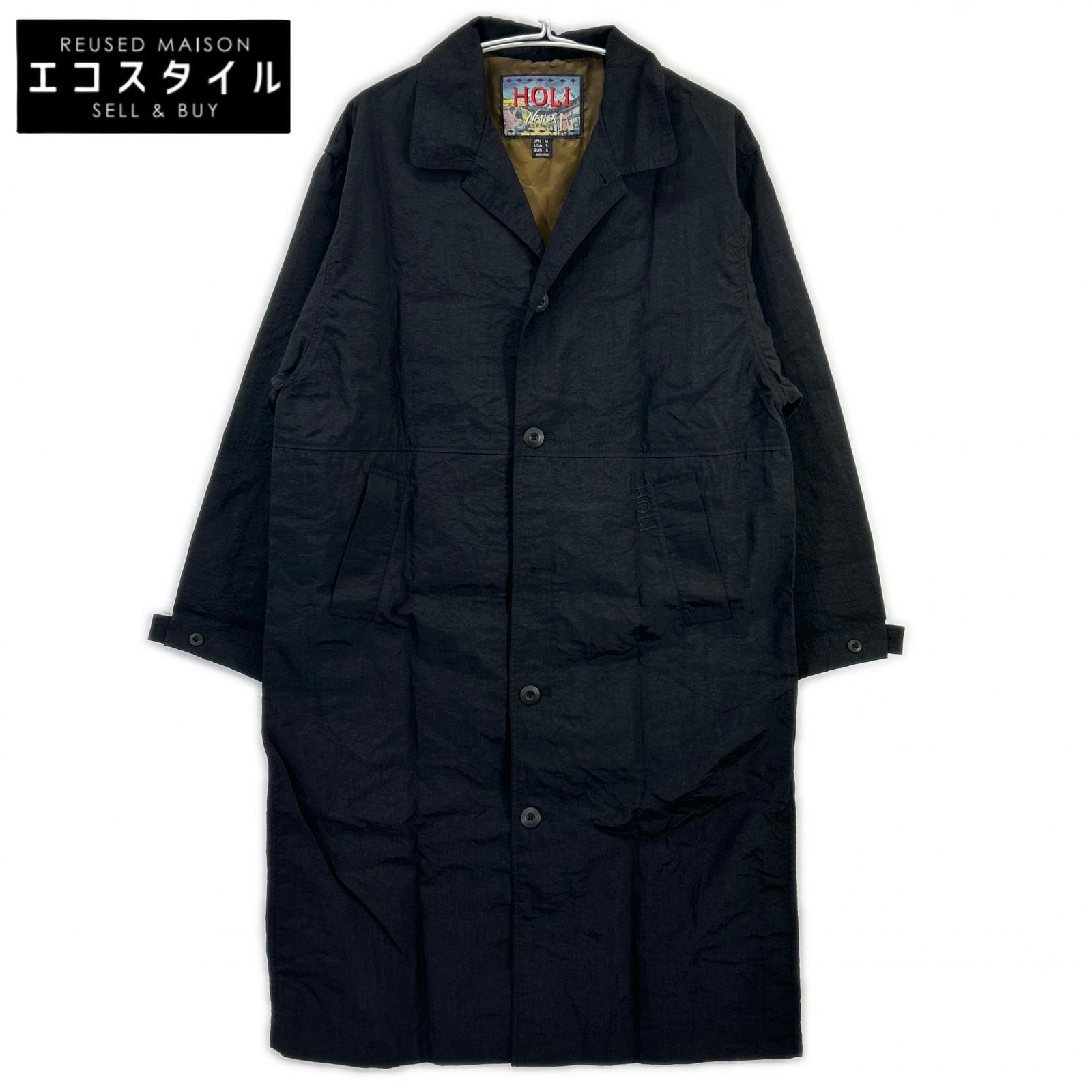 NANGA ナンガ 【HOLI】N2530-1B145C 黒いこと NOWHERE COAT 否お召しもの 厚地の外套 厚地の外套   M 黒いこと メンズ 【中古】