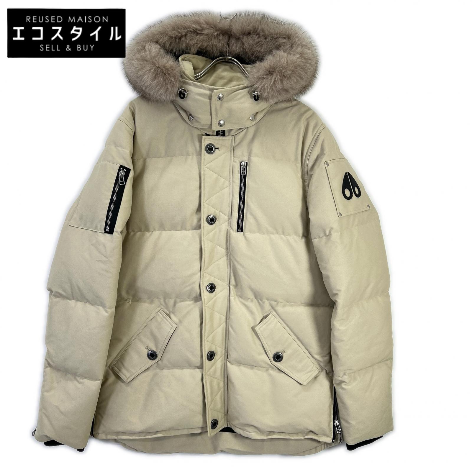 MOOSE KNUCKLES ムースナックルズ 21金-MK2228M3Q ベージュ 3Q 落ちこむ上衣 上衣   L ベージュ メンズ 【中古】