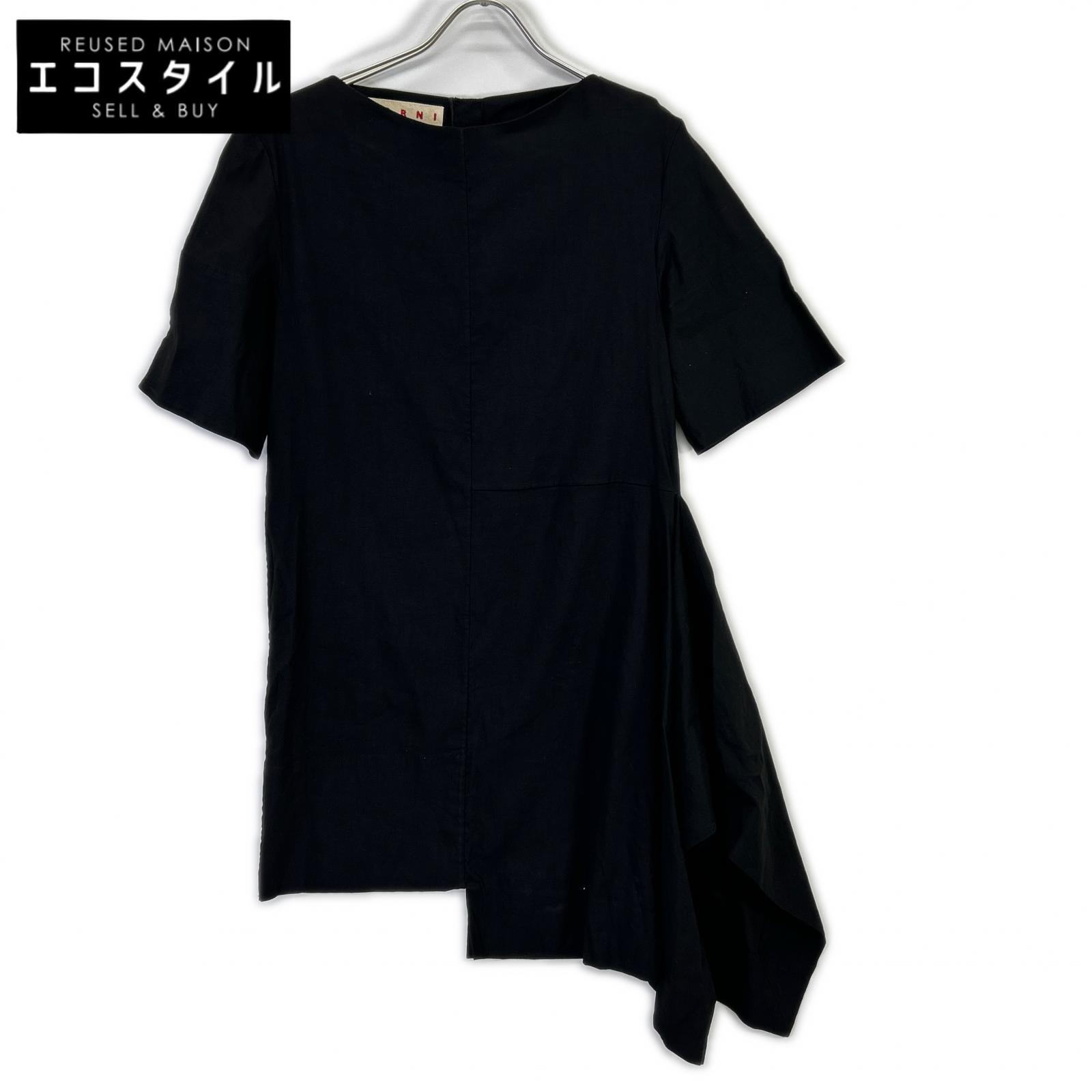 MARNI マルニ TNMAR01A00TL234 黒いこと 非対称 衣装 衣装   40 黒いこと レディース 【中古】