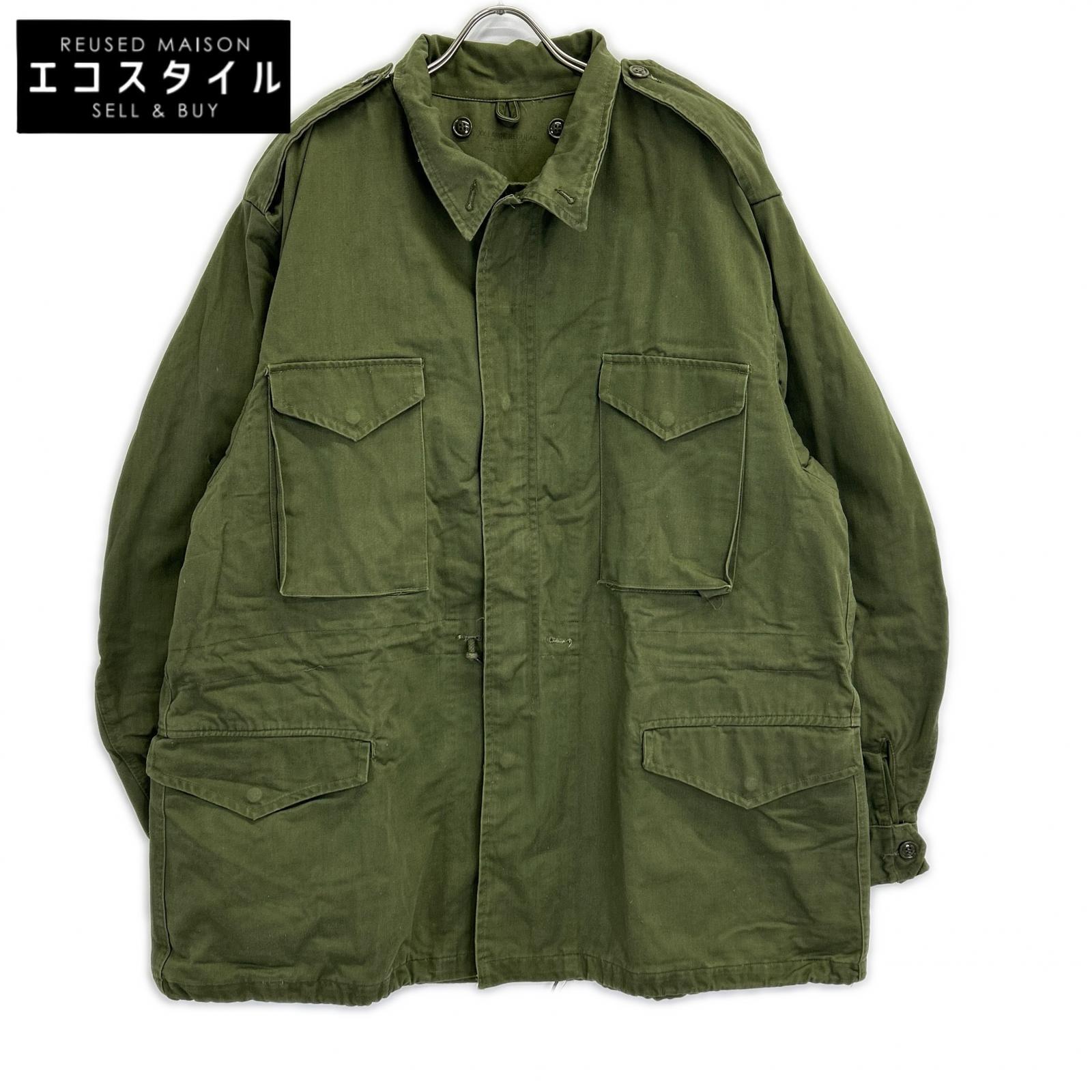 VINTAGE ヴィンテージ カーキ ミリタリー上衣 上衣   XL カーキ メンズ 【中古】