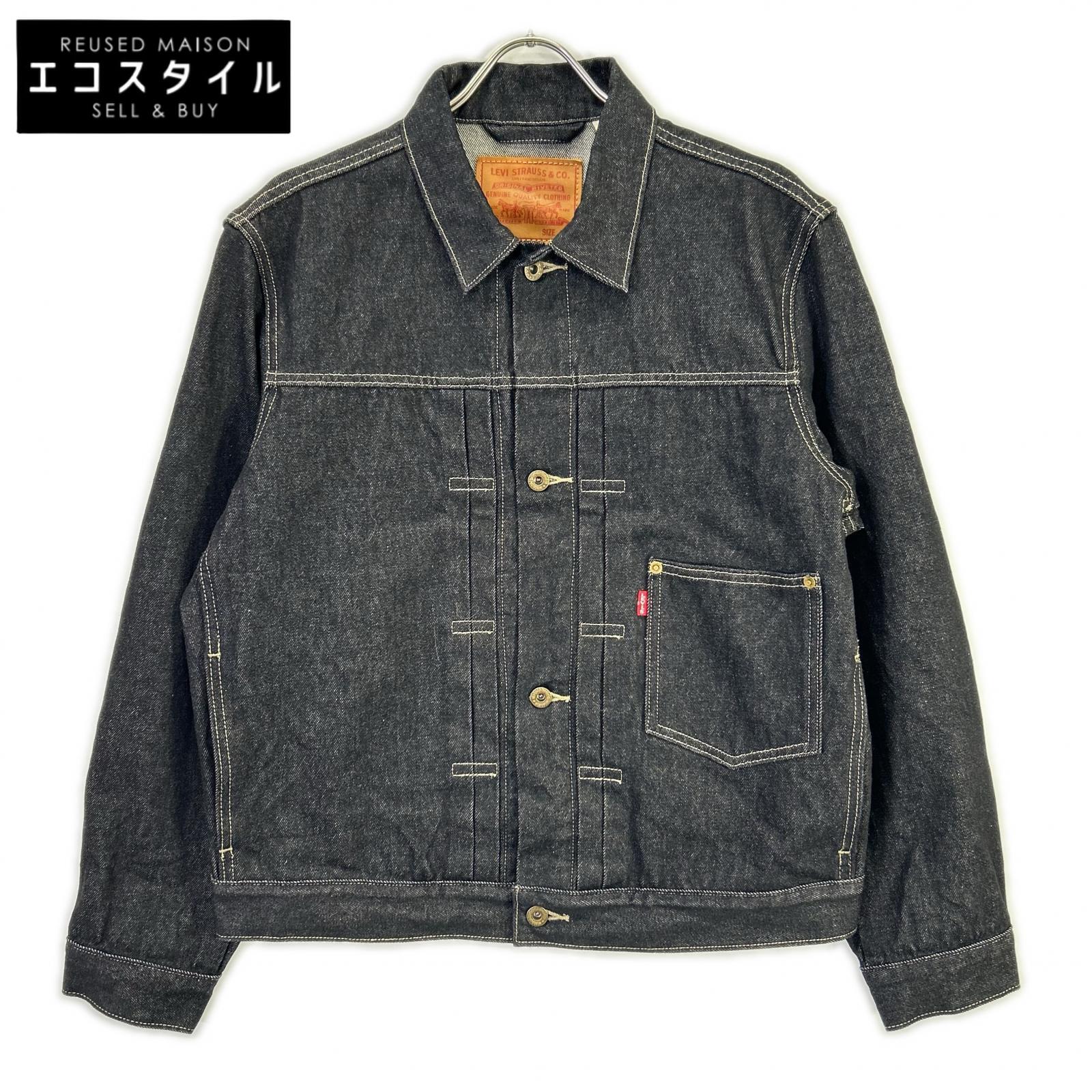LEVI‘S リーヴァイズジーンズ 005Z7-0000【PREMIUM】TYPE I TRUCKER JACKET 上衣   M 黒いこと メンズ 【中古】 メンズファッション-コート・ジャケット