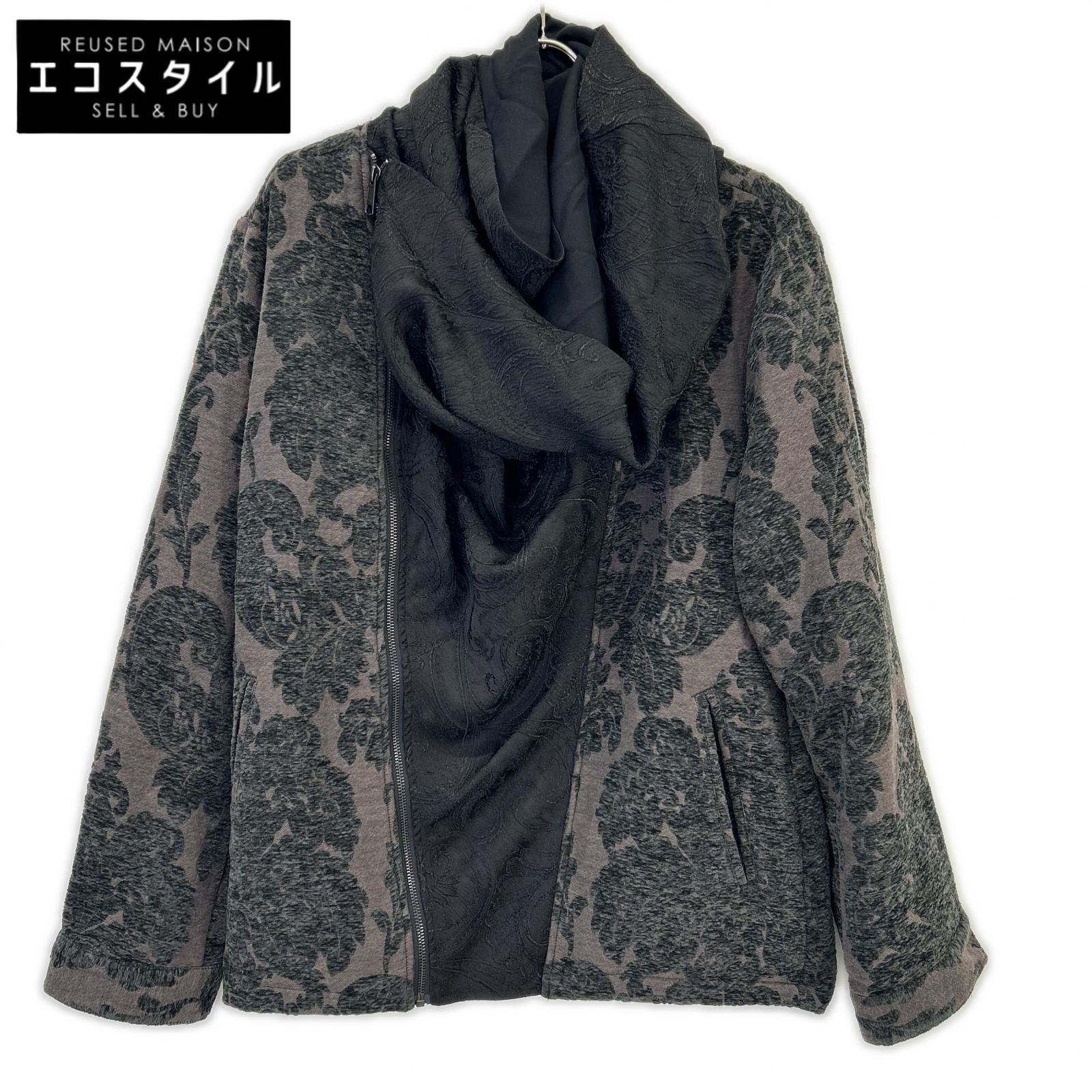 glamb 瓦 黒いこと スタンドレープネックジャケット 上衣   L 黒いこと メンズ 【中古】