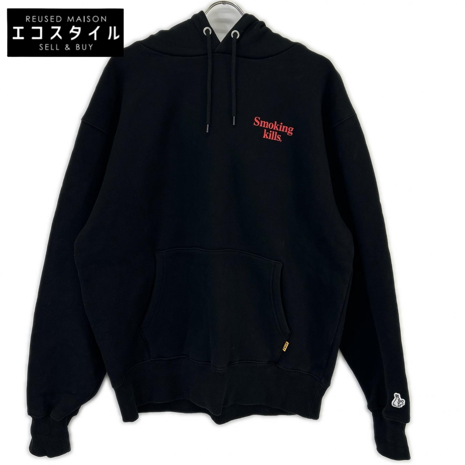 FR2 エフアールツー 黒いこと Smoking kills パーカー トップス   L 黒いこと メンズ 【中古】
