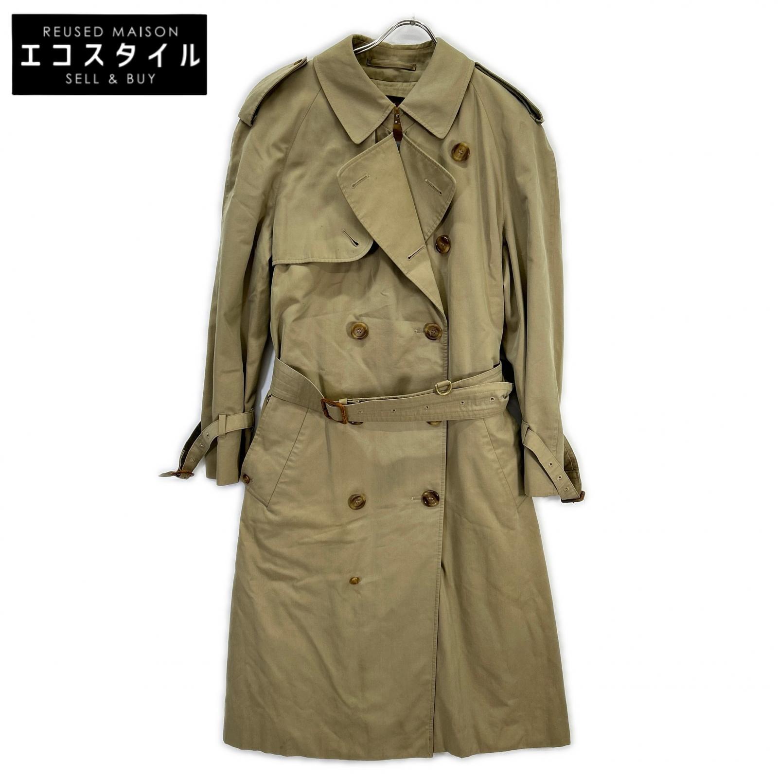 Aquascutum アクアスキュータム 連合王国製 ベージュ トレンチコート 厚地の外套   なし ベージュ メンズ 【中古】