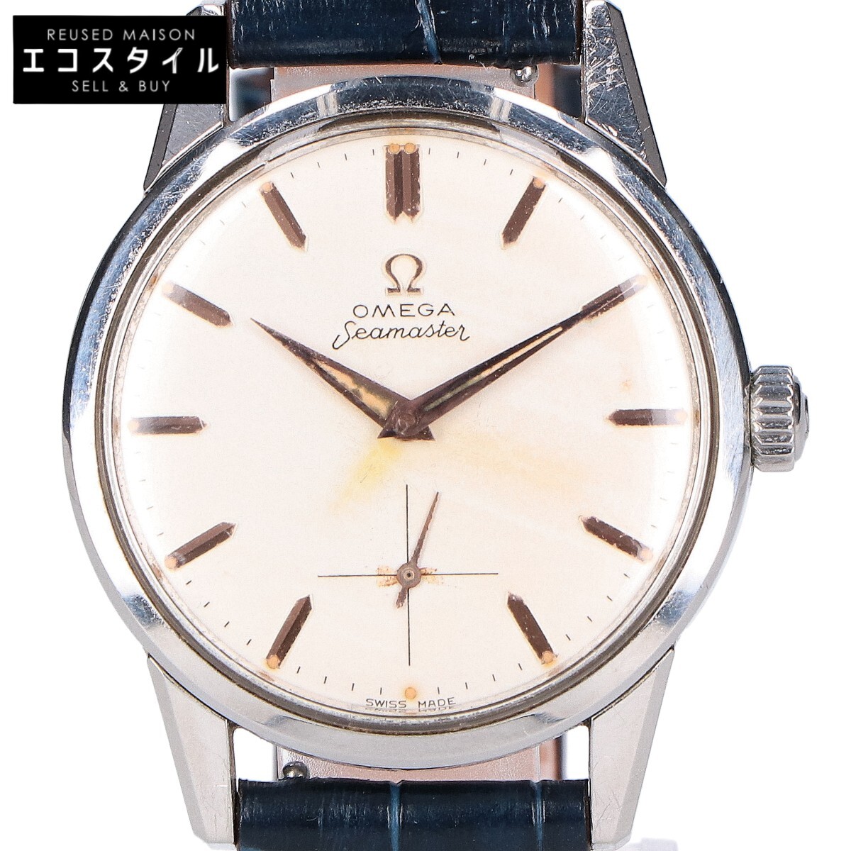 OMEGA ゼロ 268 シーマスター 30粍キャリバー スモール秒 ヴィンテージ 手一巻き ウオッチ   メンズ 【中古】