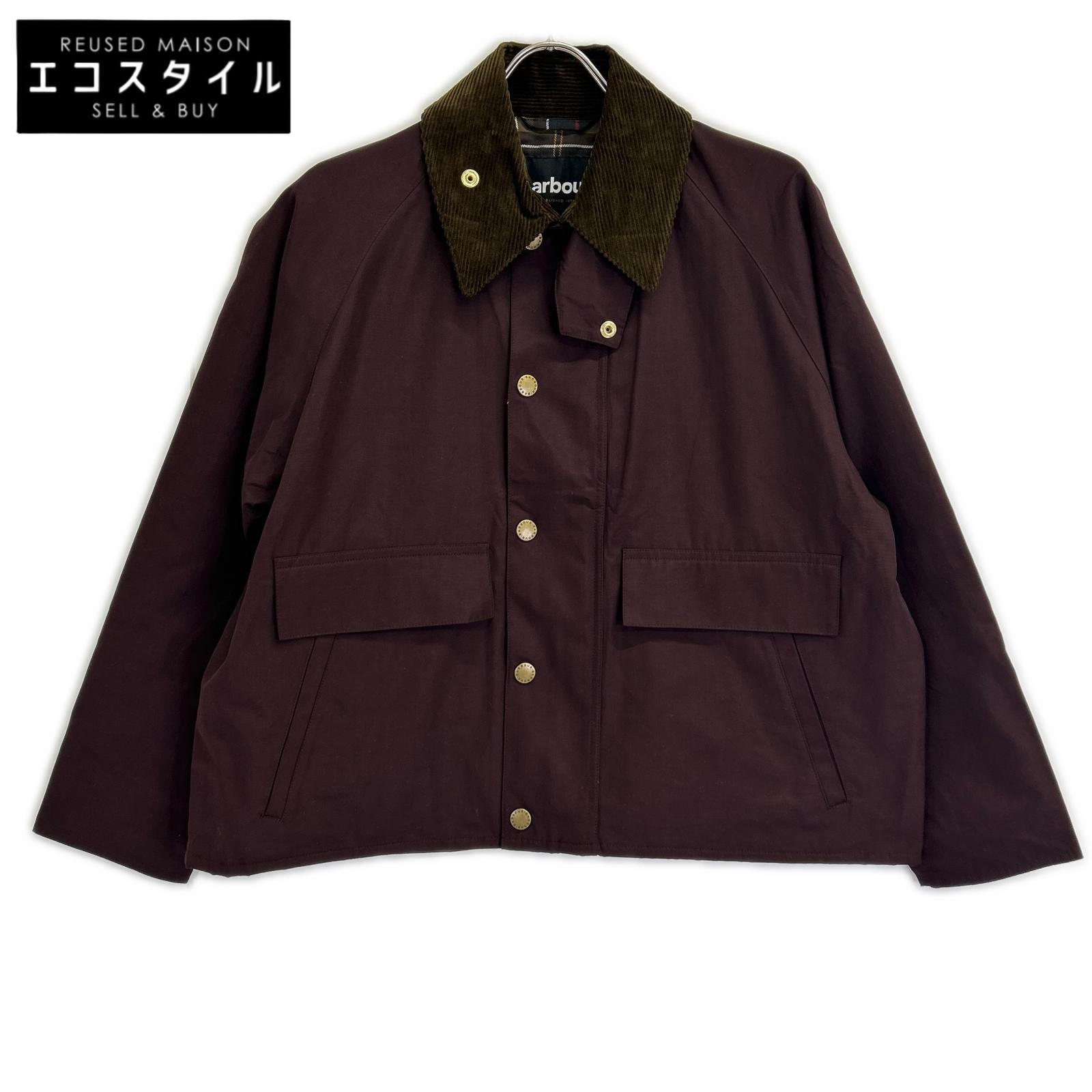 Barbour バブアー ｘFREAK\u0027S STORE【美品/国内定め事】252MCAS102 BORROWDALE TRANSPORT ボロウデール 運び 上衣 34 ボルドーワイン レディース 【中古】
