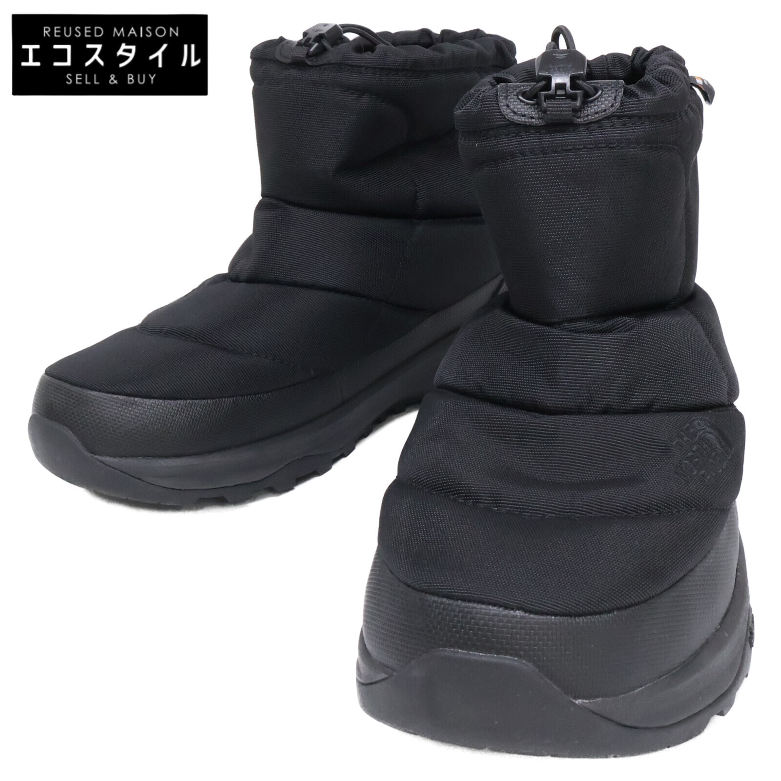 THE NORTH FACE 北の方人間の顔 【美品】NF52479 ヌプシブーティウォータープルーフ VII 遊撃手 アークティック 手持ち部分 ブーツ シューズ   26 黒いこと メンズ 【中古】