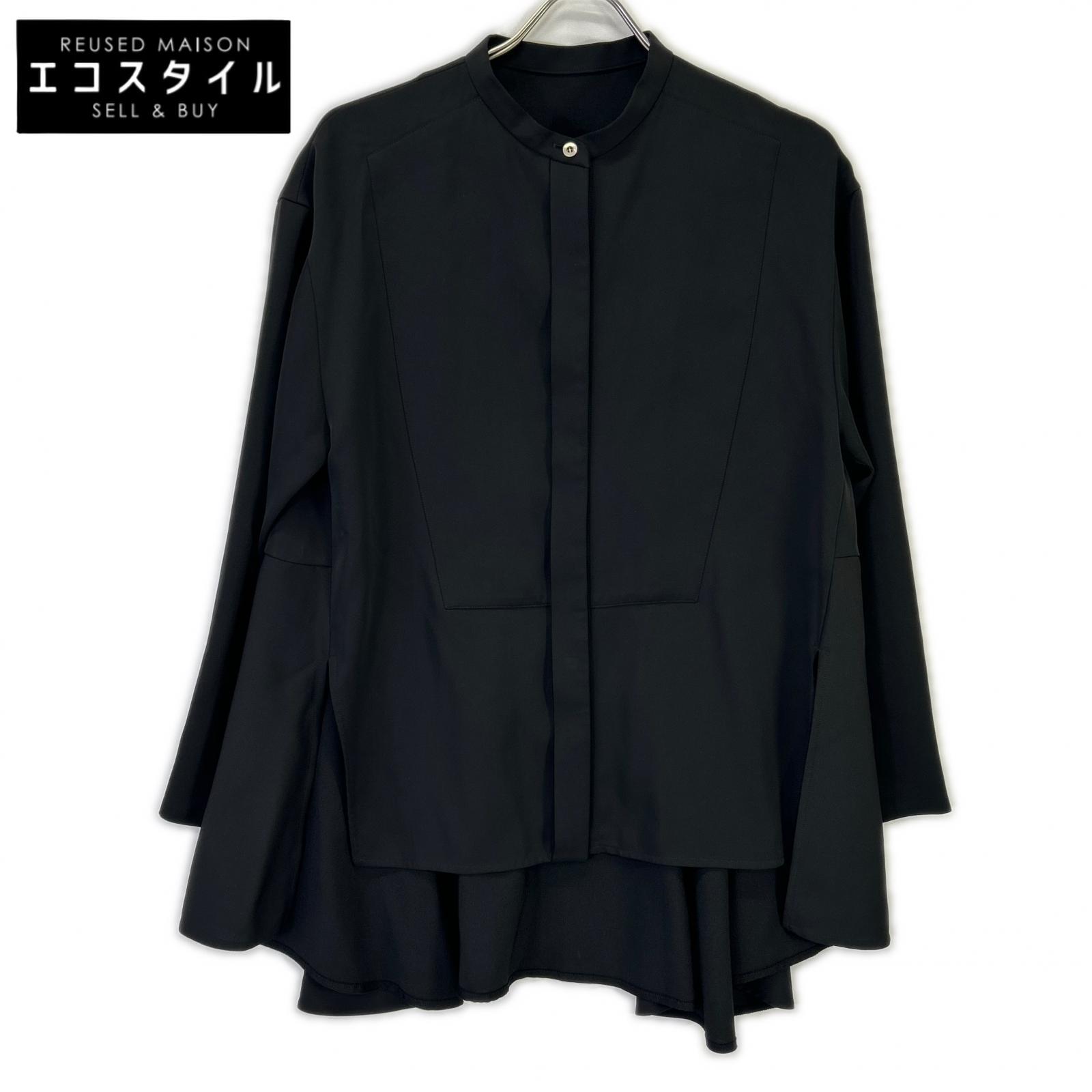 ADORE アドーア 531-3210019 黒いこと ドビークロスブラウス トップス   38 黒いこと レディース 【中古】