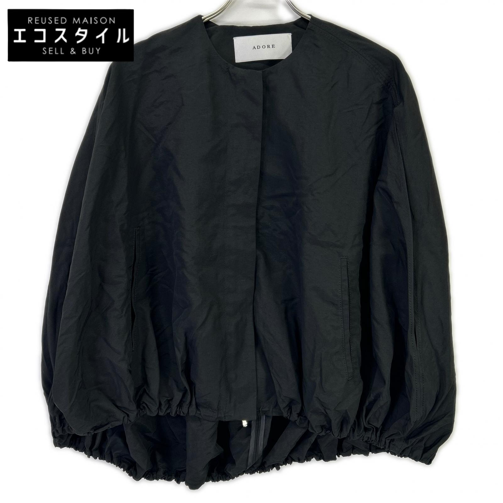ADORE アドーア 531-3150502 黒いこと タスラングログランジャケット 上衣   38 黒いこと レディース 【中古】