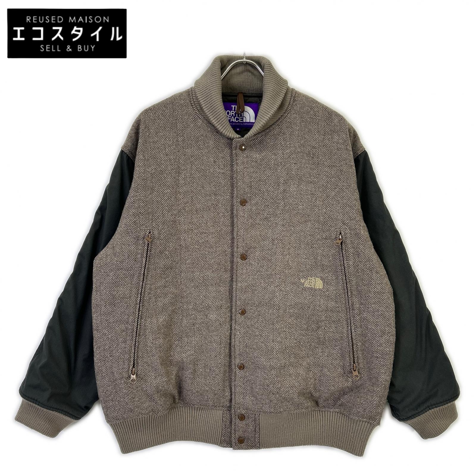 THE NORTH FACE PURPLE LABEL ザ 北の方人間の顔 パープルレーベル NY2261N 赤銅色 羊毛 杉綾模様 ツィード 赤ちょうちんシティ 上衣 上衣   S 赤銅色 レディース 【中古】